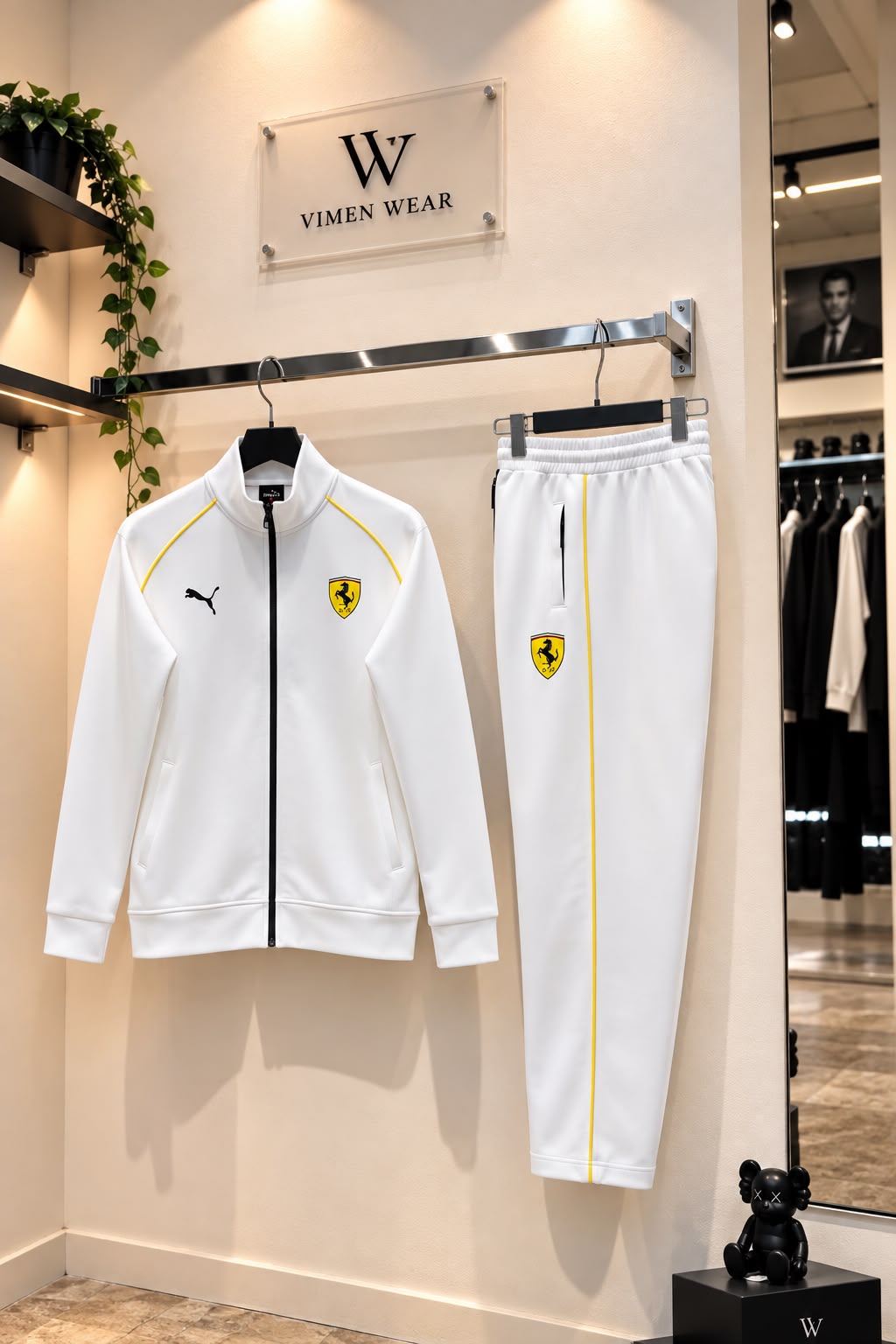 Puma Beyaz İthal Eşofman Takımı