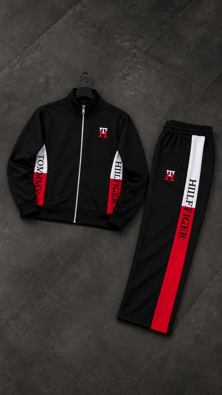 Tomy Hilfiger Siyah Eşofman Takım