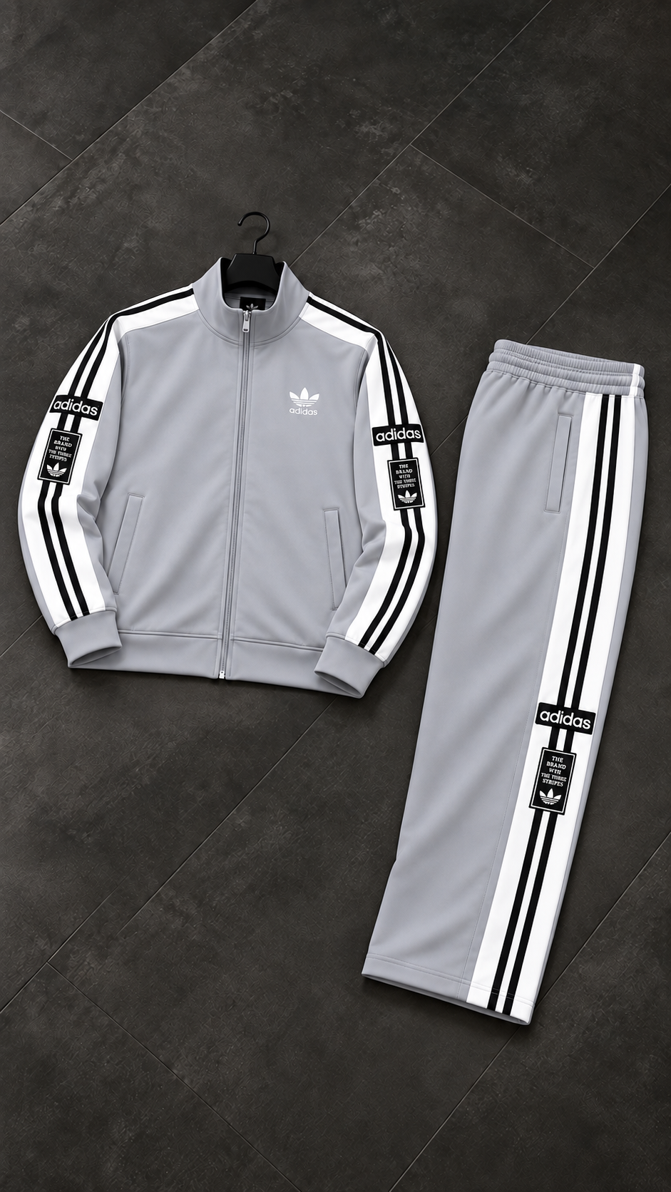 Adidas Gri İthal Eşofman Takım