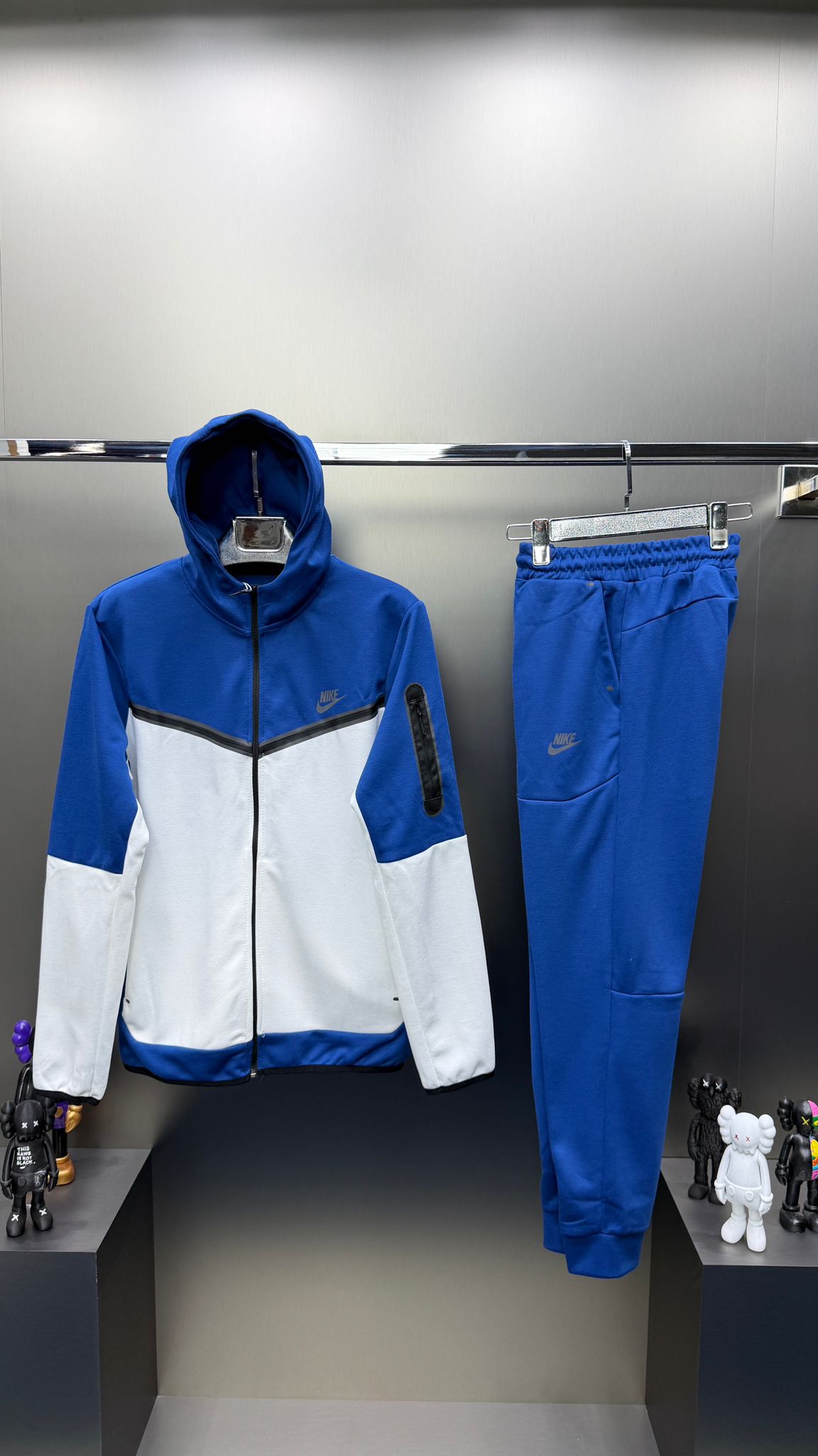 Nike Mavi Beyaz İthal Eşofman Takımı