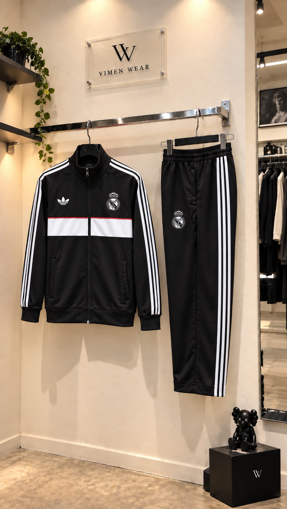 Adidas Siyah İthal Eşofman Takım
