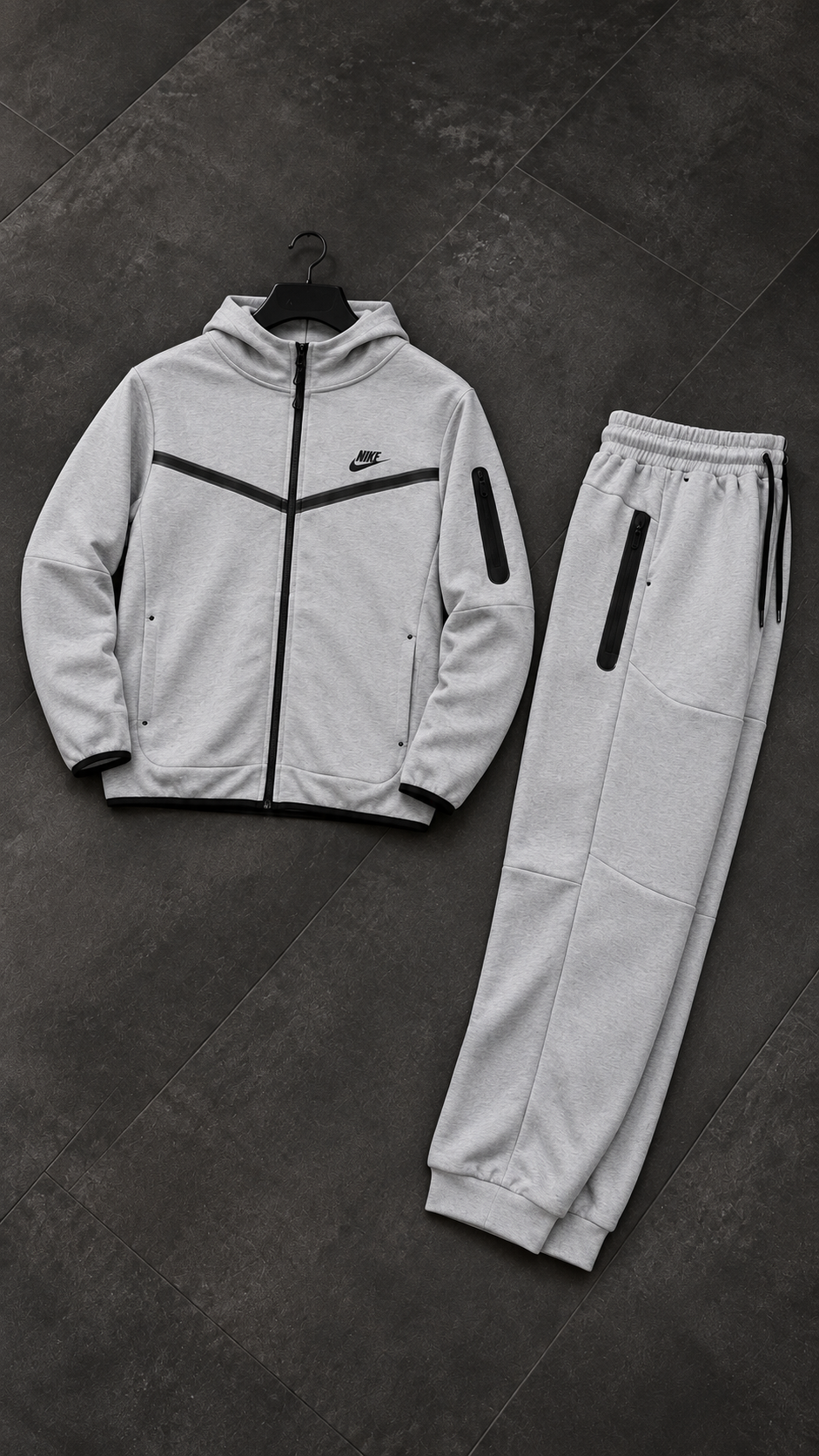 Nike Siyah Gri Eşofman Takımı