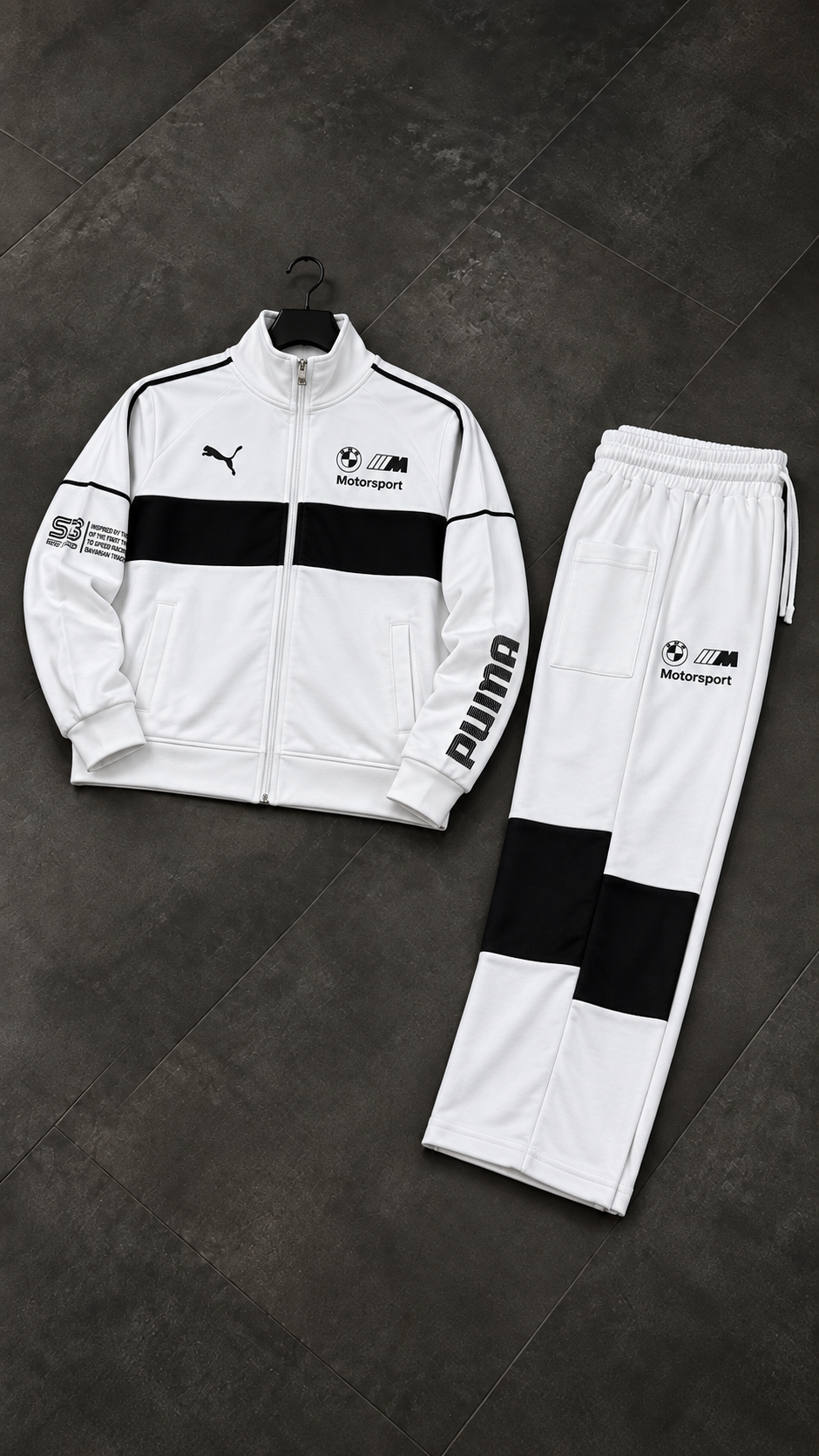 Puma Bmw Beyaz İthal Eşofman Takımı