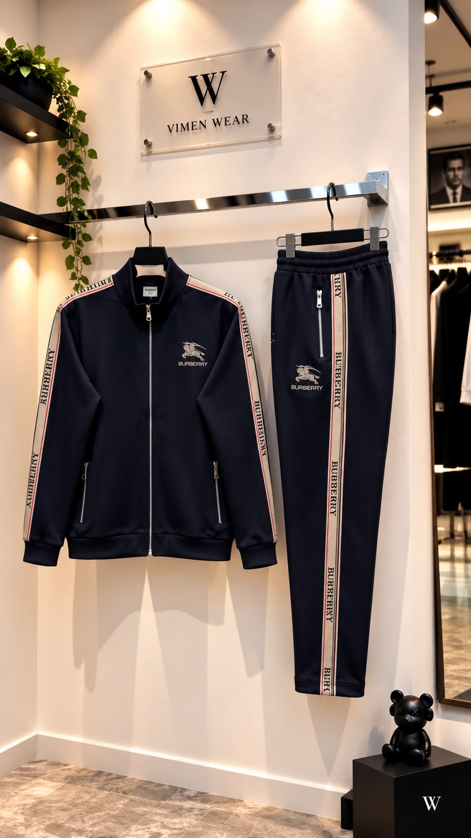 Burberry Lacivert İthal Eşofman Takımı