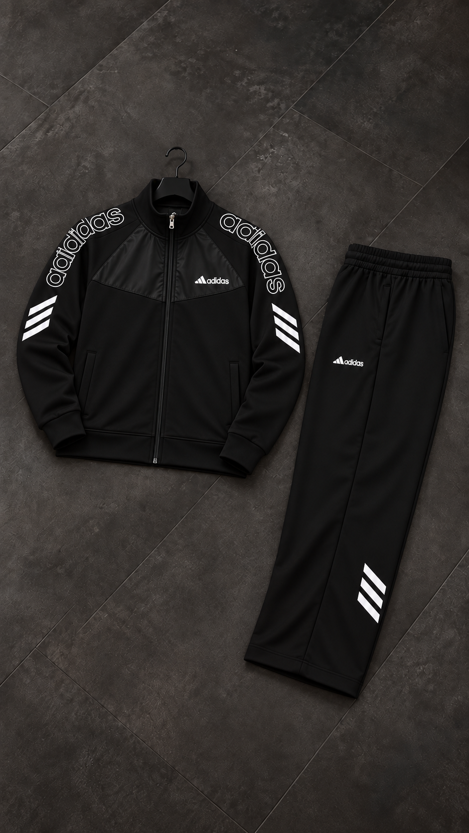Adidas Siyah İthal Eşofman Takım