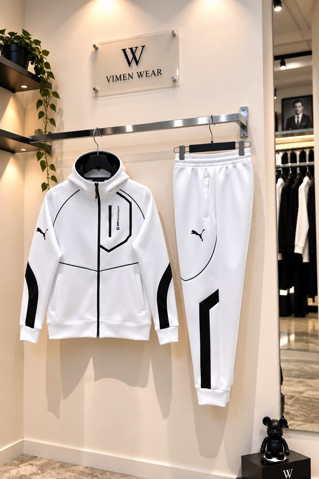 Puma Beyaz İthal Eşofman Takımı