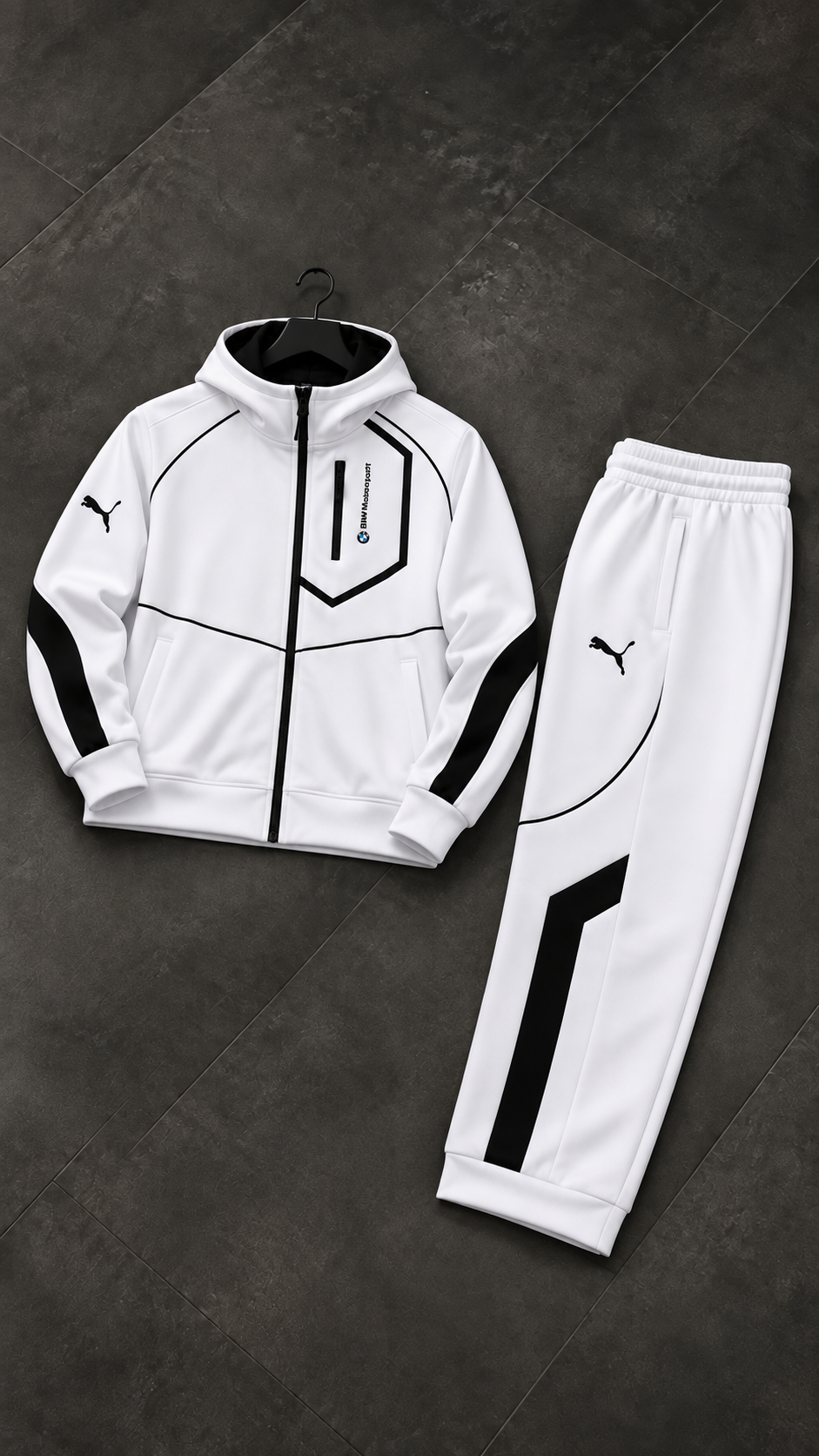Puma Beyaz Eşofman Takım