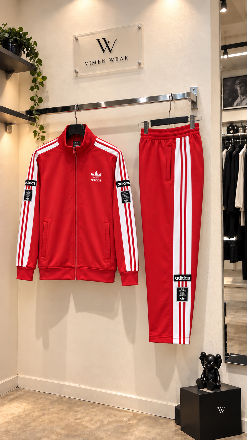 Adidas Kırmızı İthal Eşofman Takım