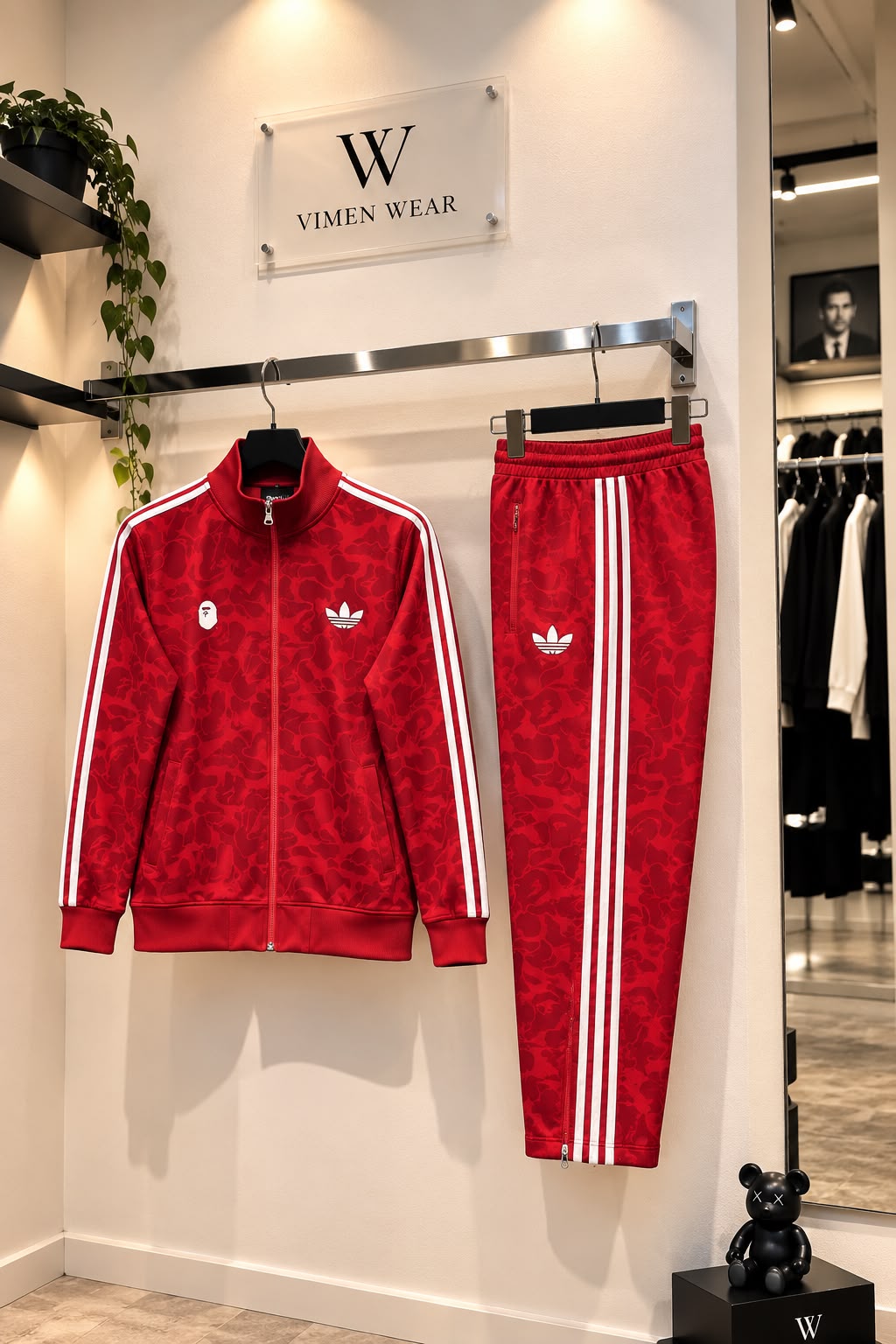 Adidas Kırmızı İthal Eşofman Takımı