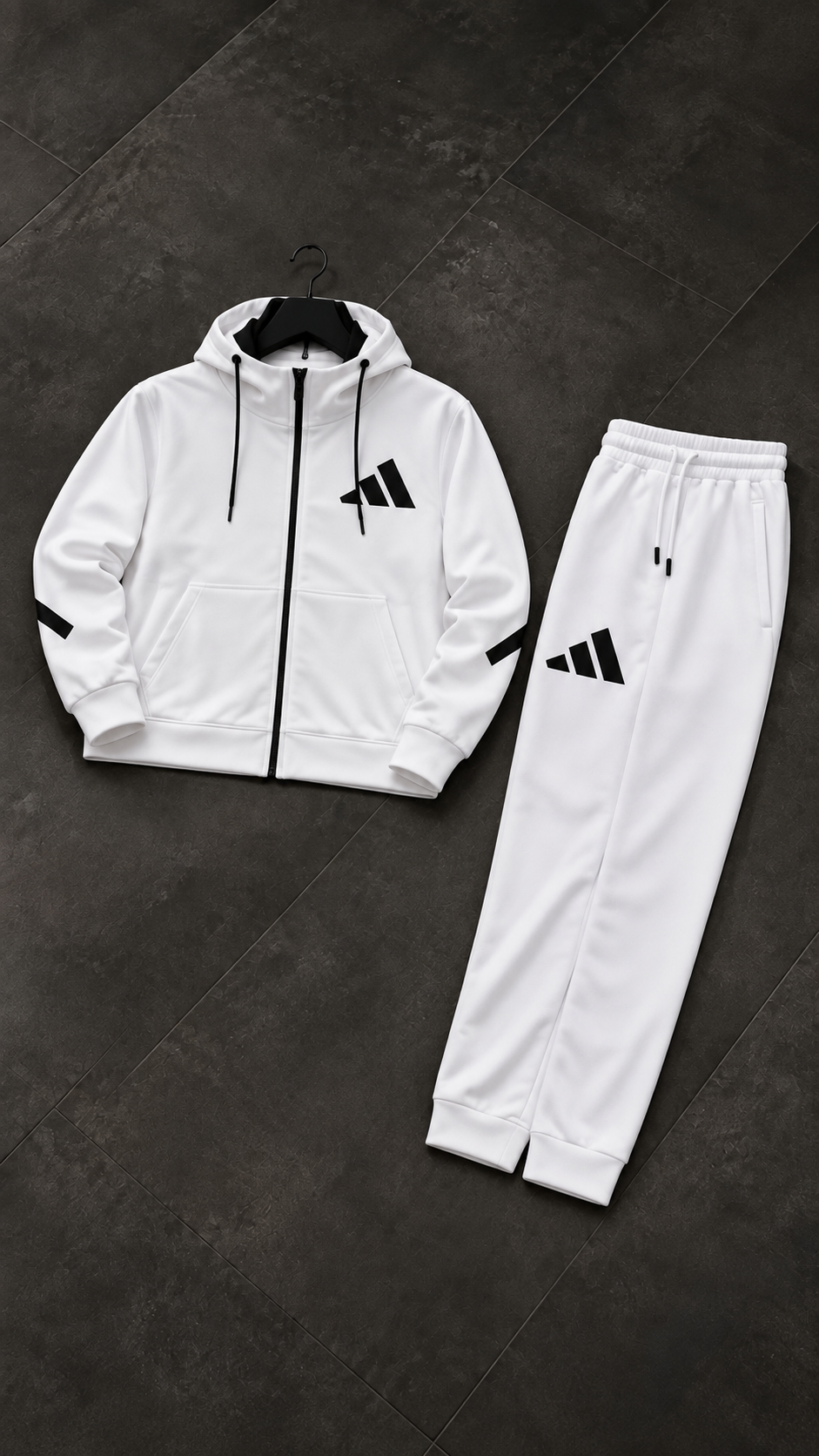 Adidas Beyaz İthal Eşofman Takımı