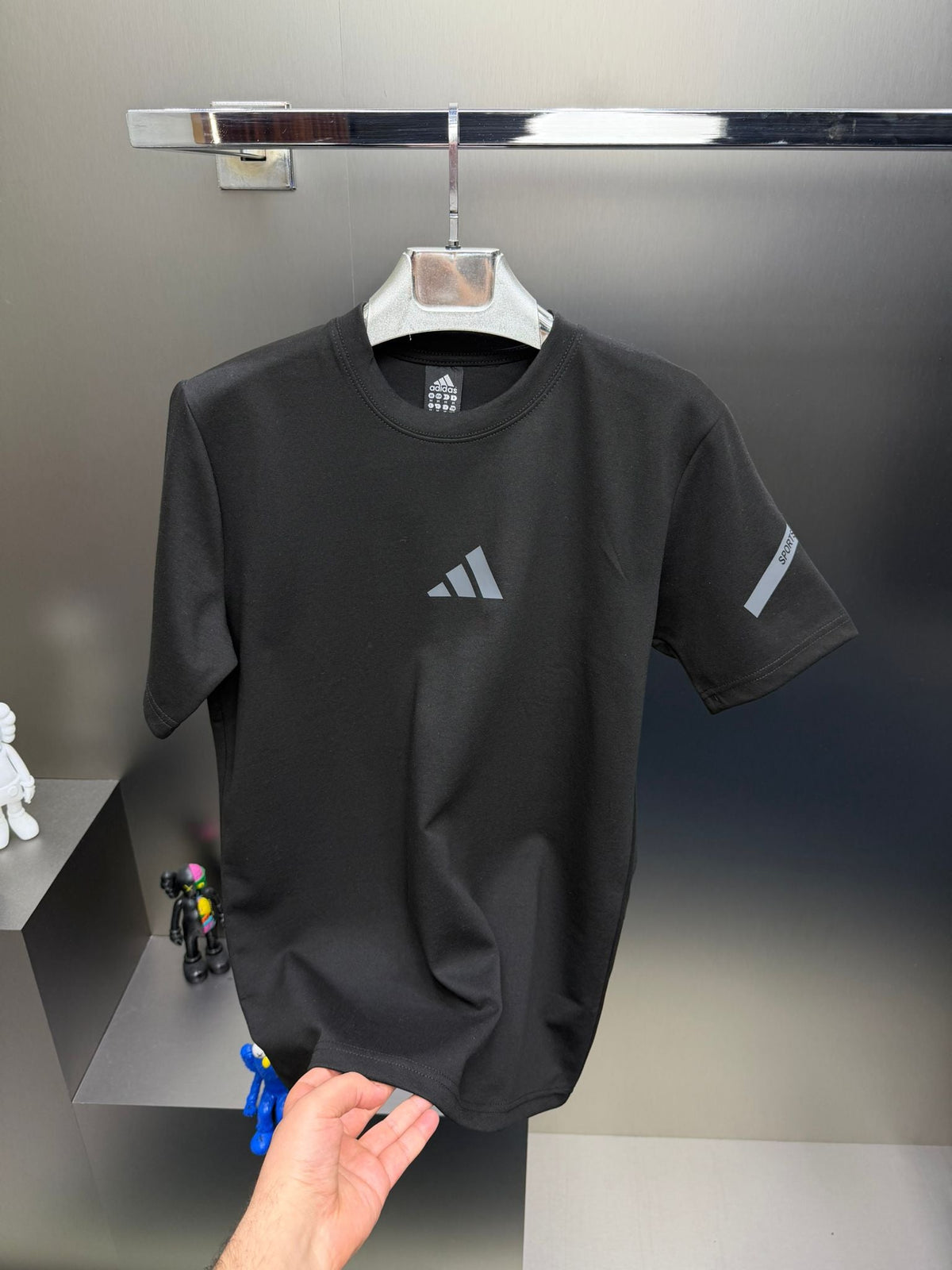 Adidas Siyah İthal Şortlu Eşofman Takımı
