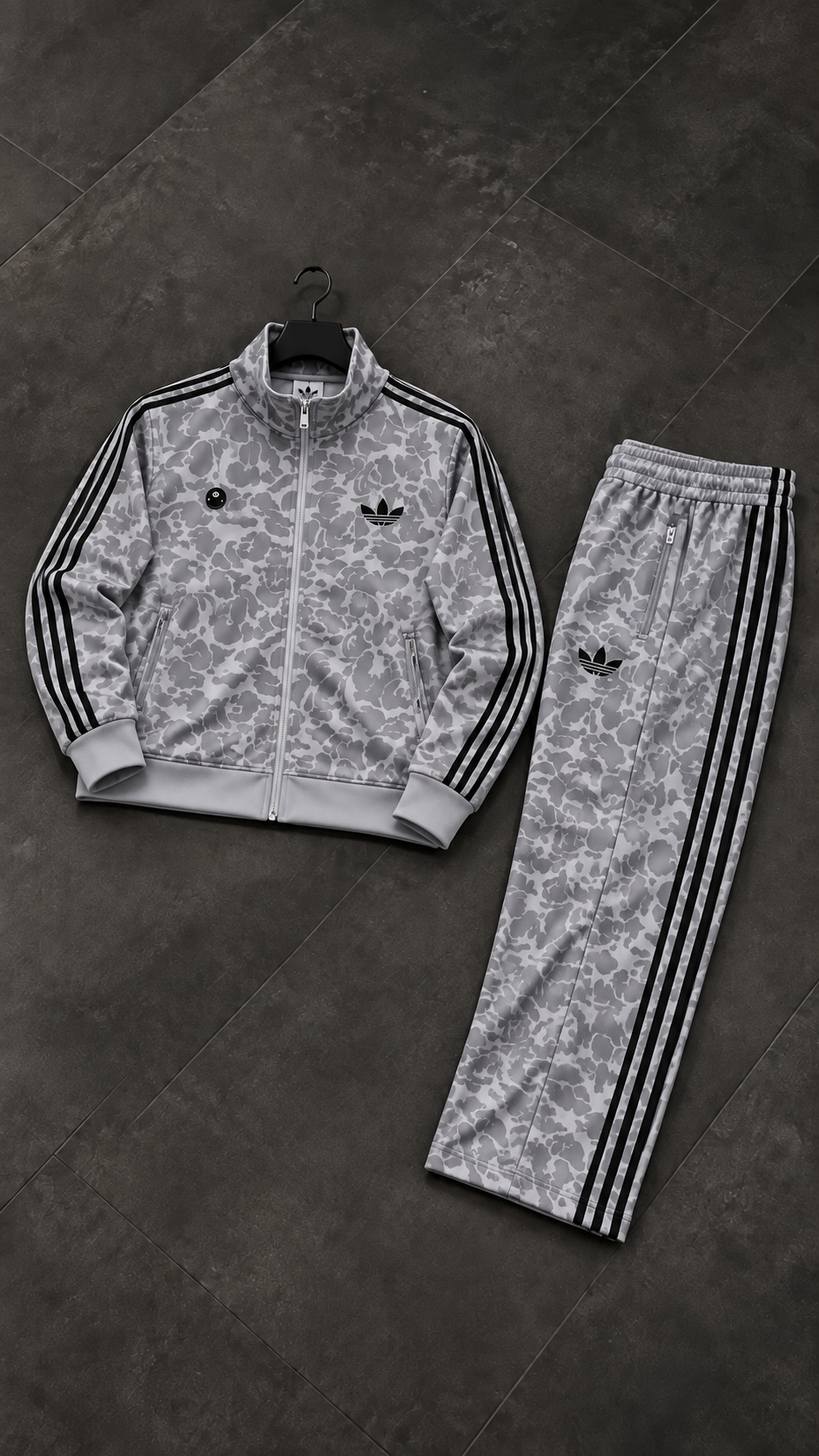 Adidas Füme Eşofman Takım