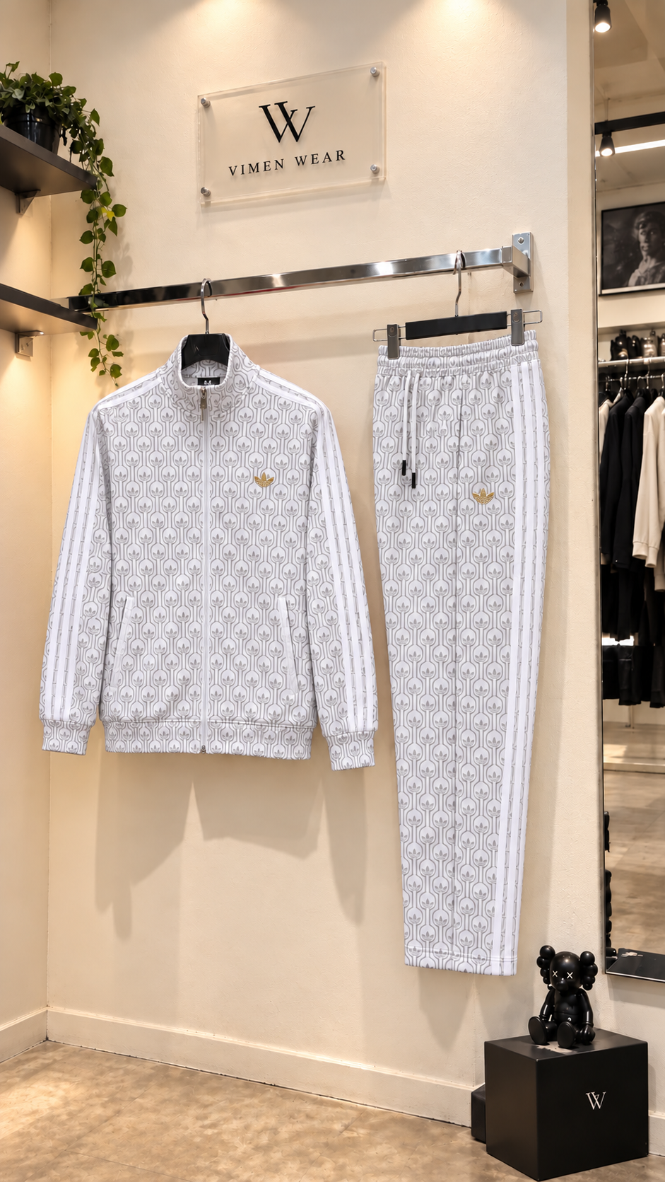 Adidas Beyaz İthal Eşofman Takım