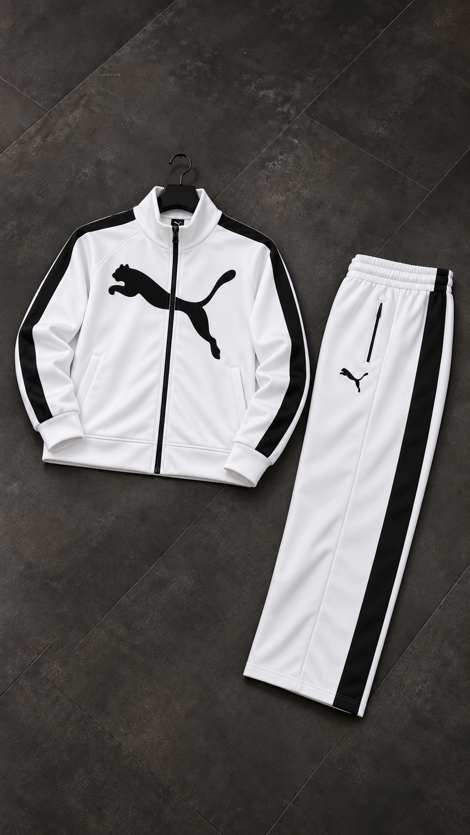 Puma Beyaz Eşofman Takım