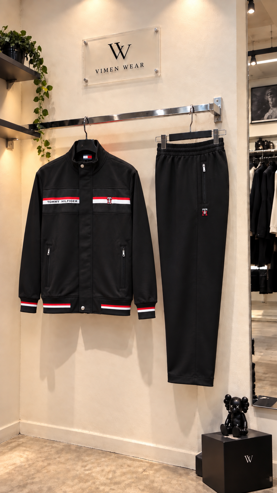 Tommy Hilfiger Siyah İthal Eşofman Takım