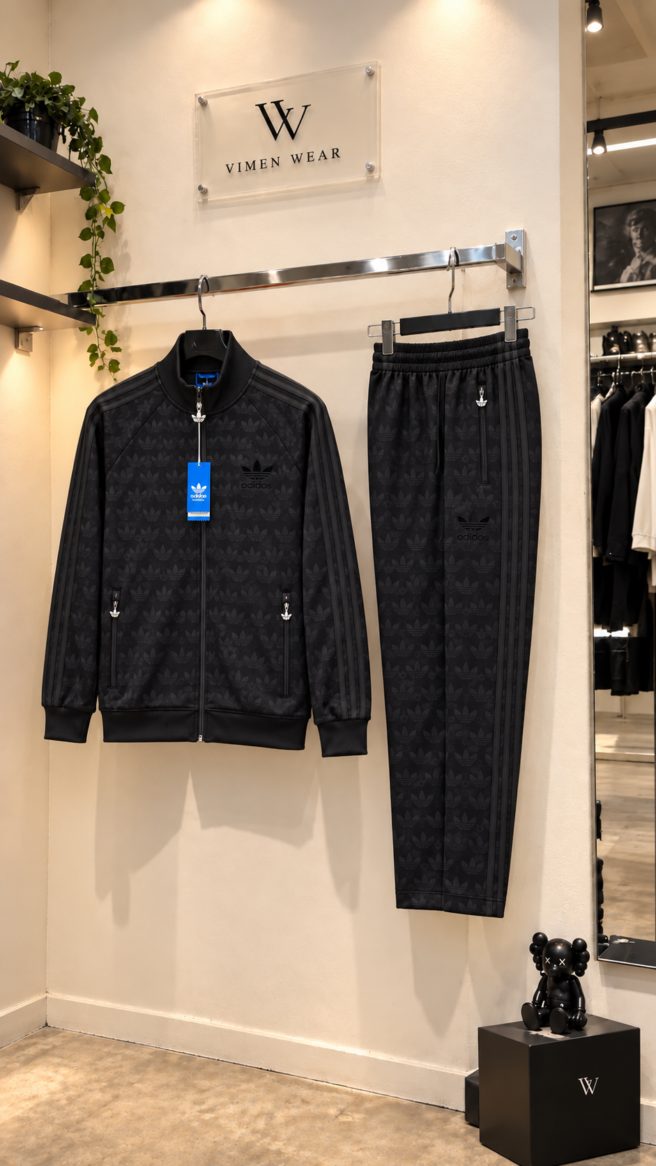 Adidas Siyah İthal Eşofman Takım