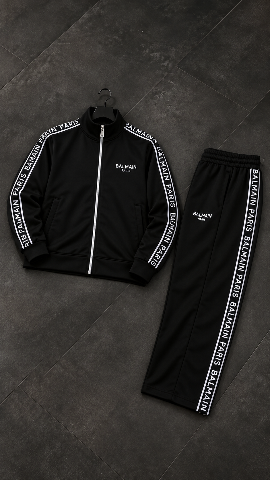 Balmain Siyah İthal Eşofman Takımı