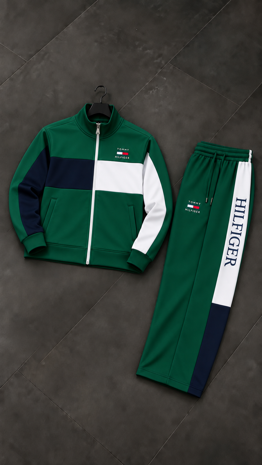Tommy Hilfiger Yeşil İthal Eşofman Takımı