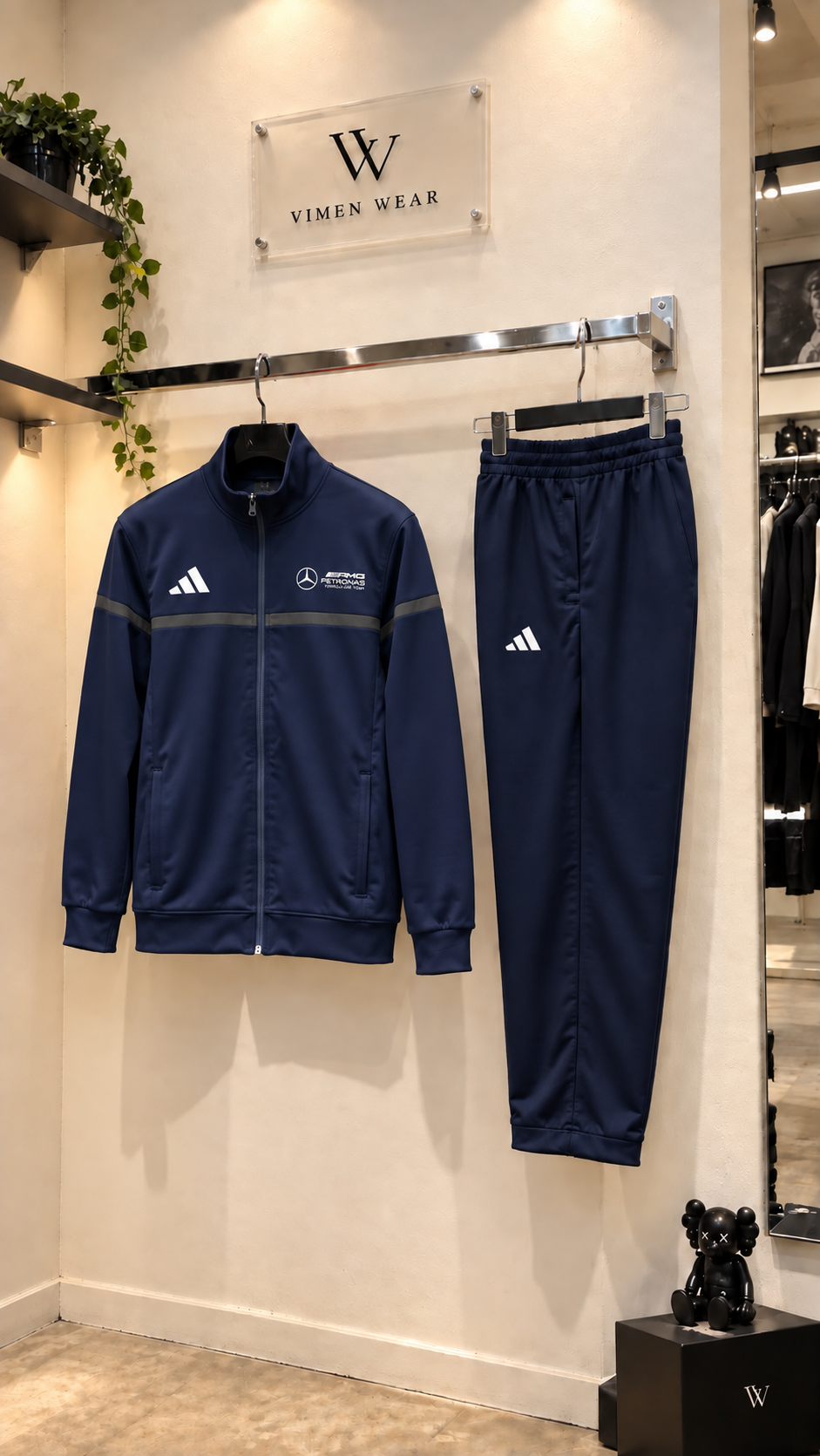 Adidas AMG Lacivert İthal Eşofman Takım