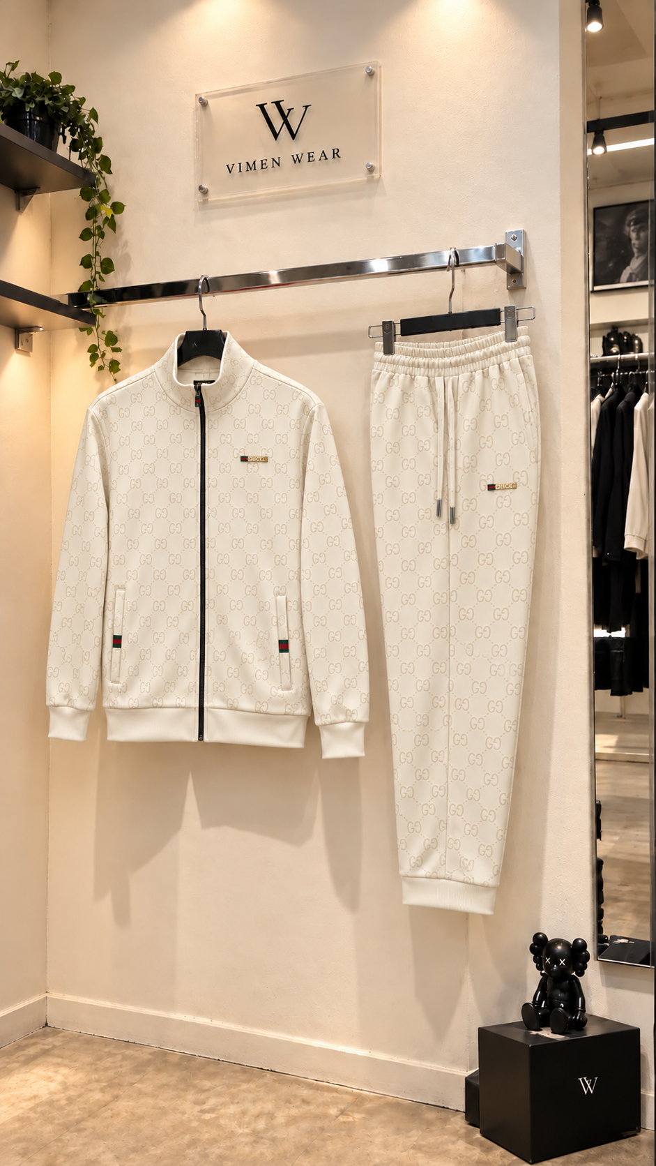 Gucci Krem İthal Eşofman Takım