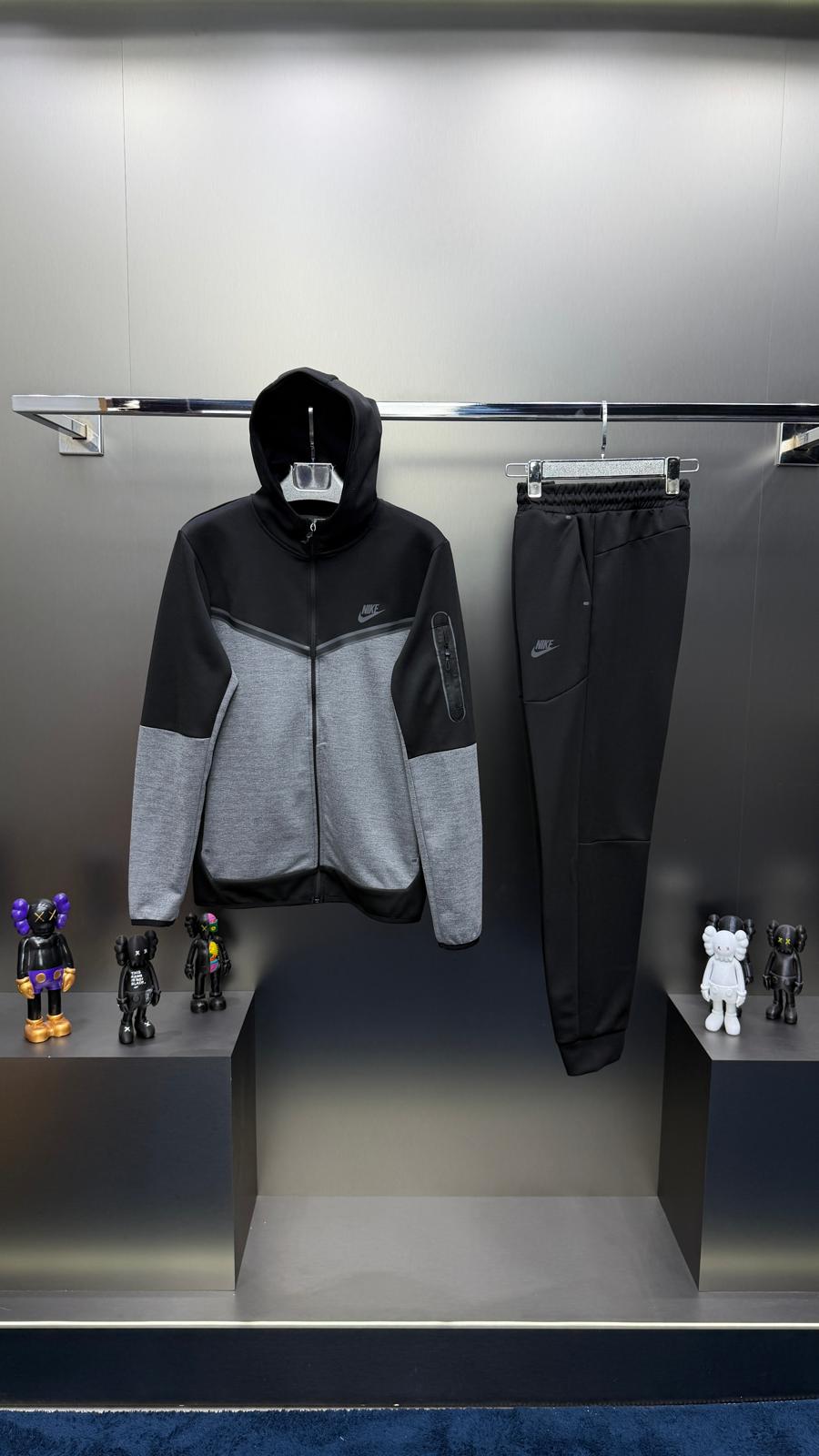 Nike Siyah Gri İthal Eşofman Takımı