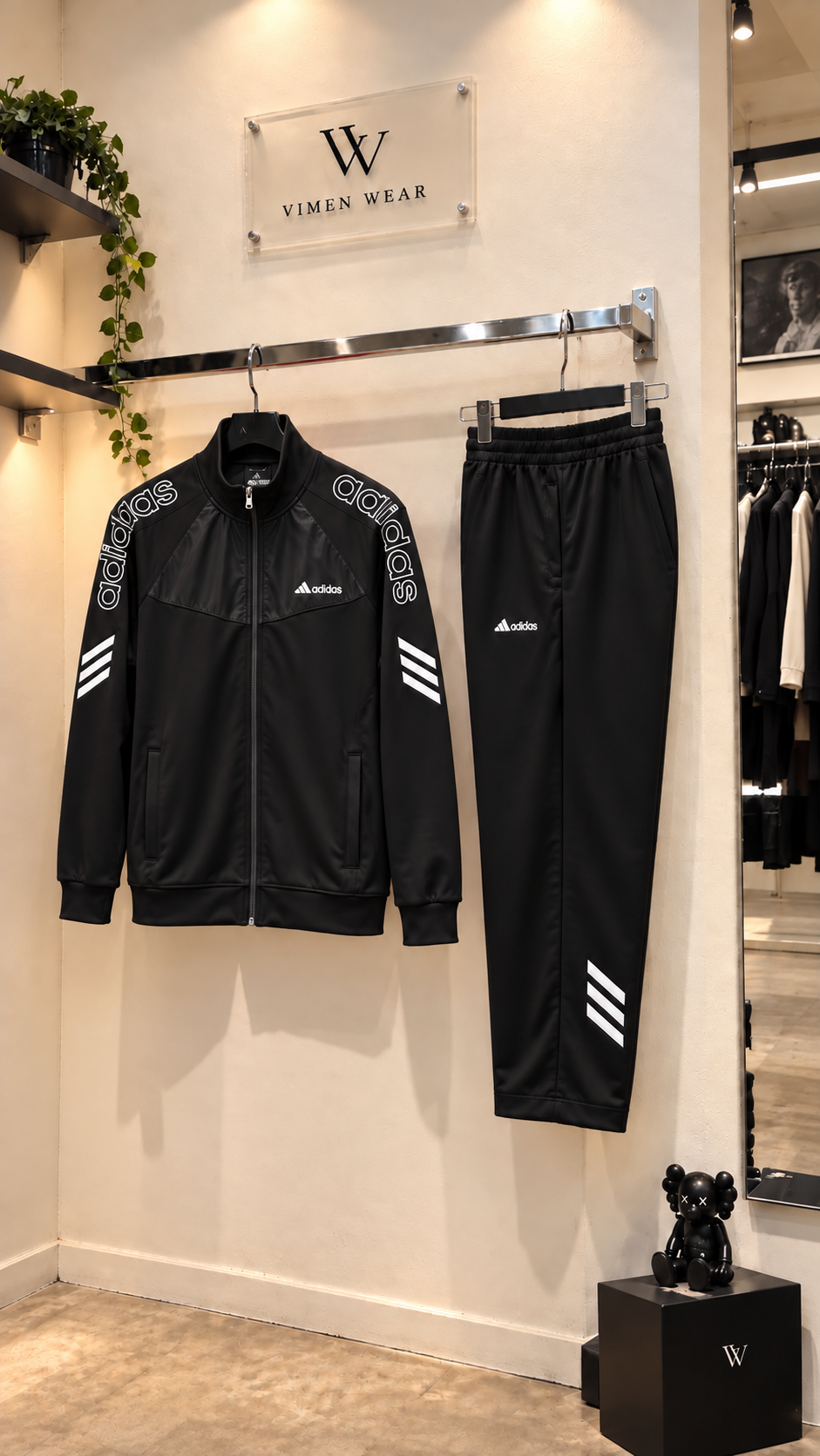 Adidas Siyah İthal Eşofman Takım