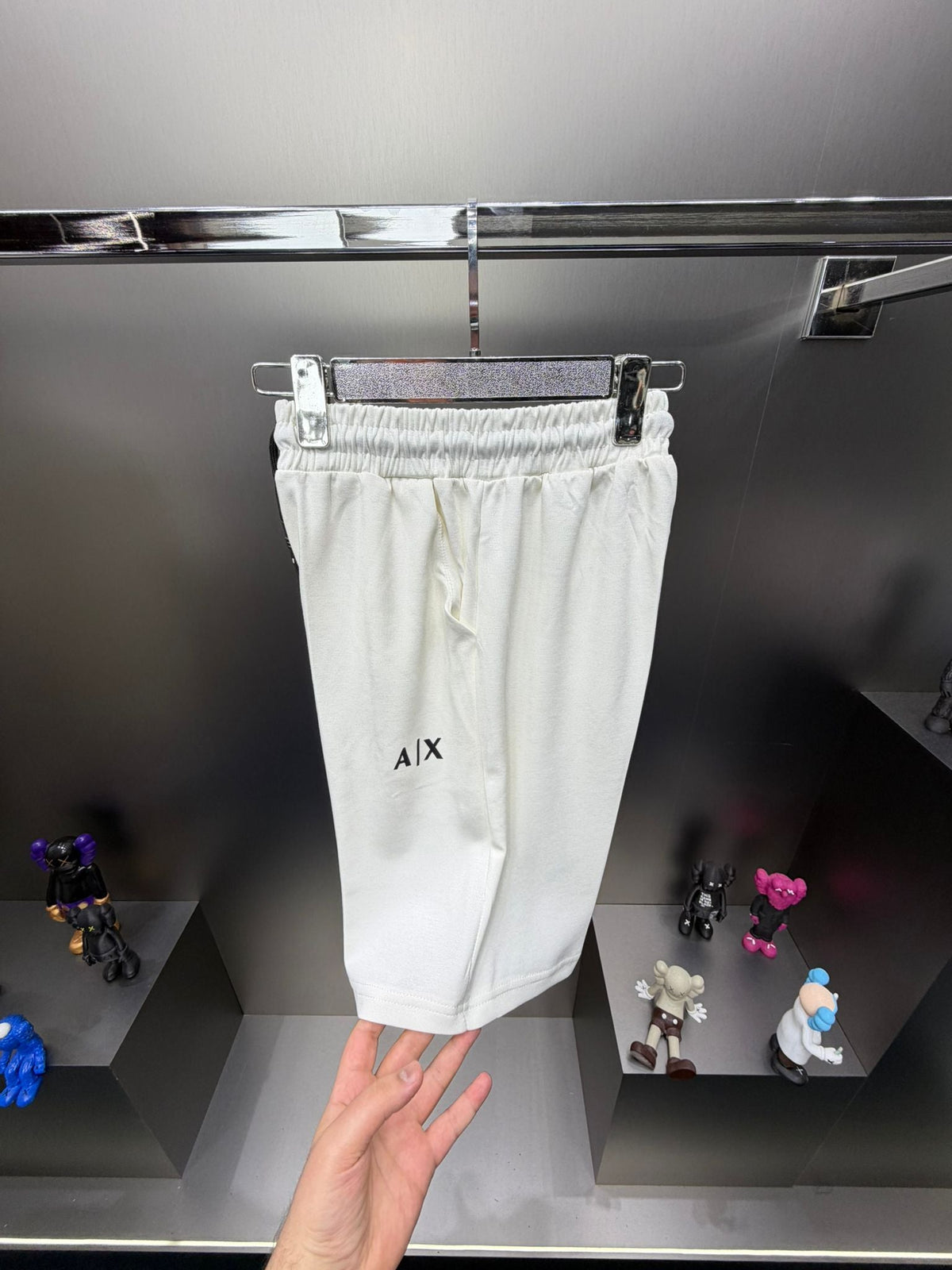 Armani Exchange Beyaz İthal Şortlu Eşofman Takımı