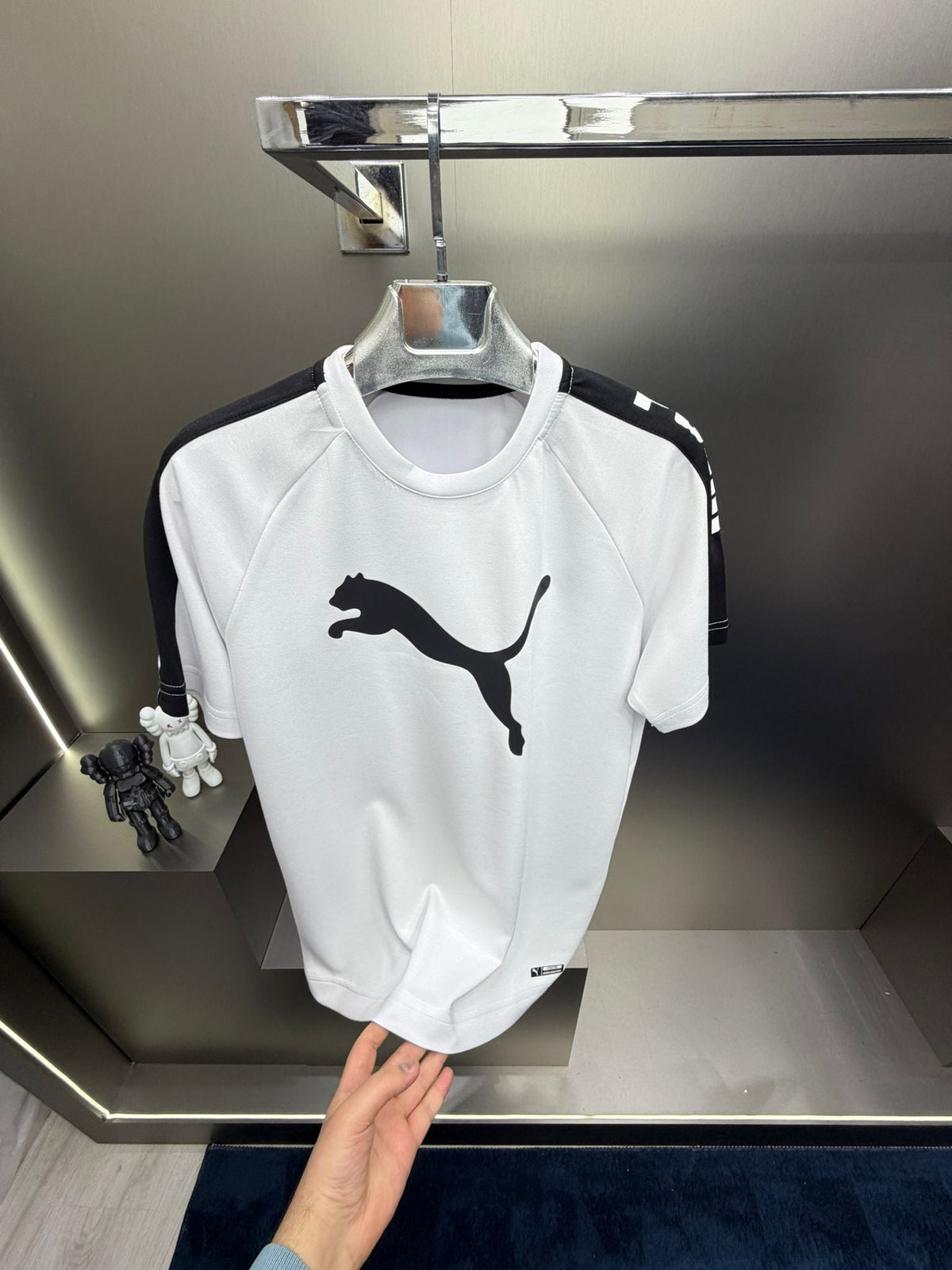 Puma Beyaz İthal Şortlu Eşofman Takımı