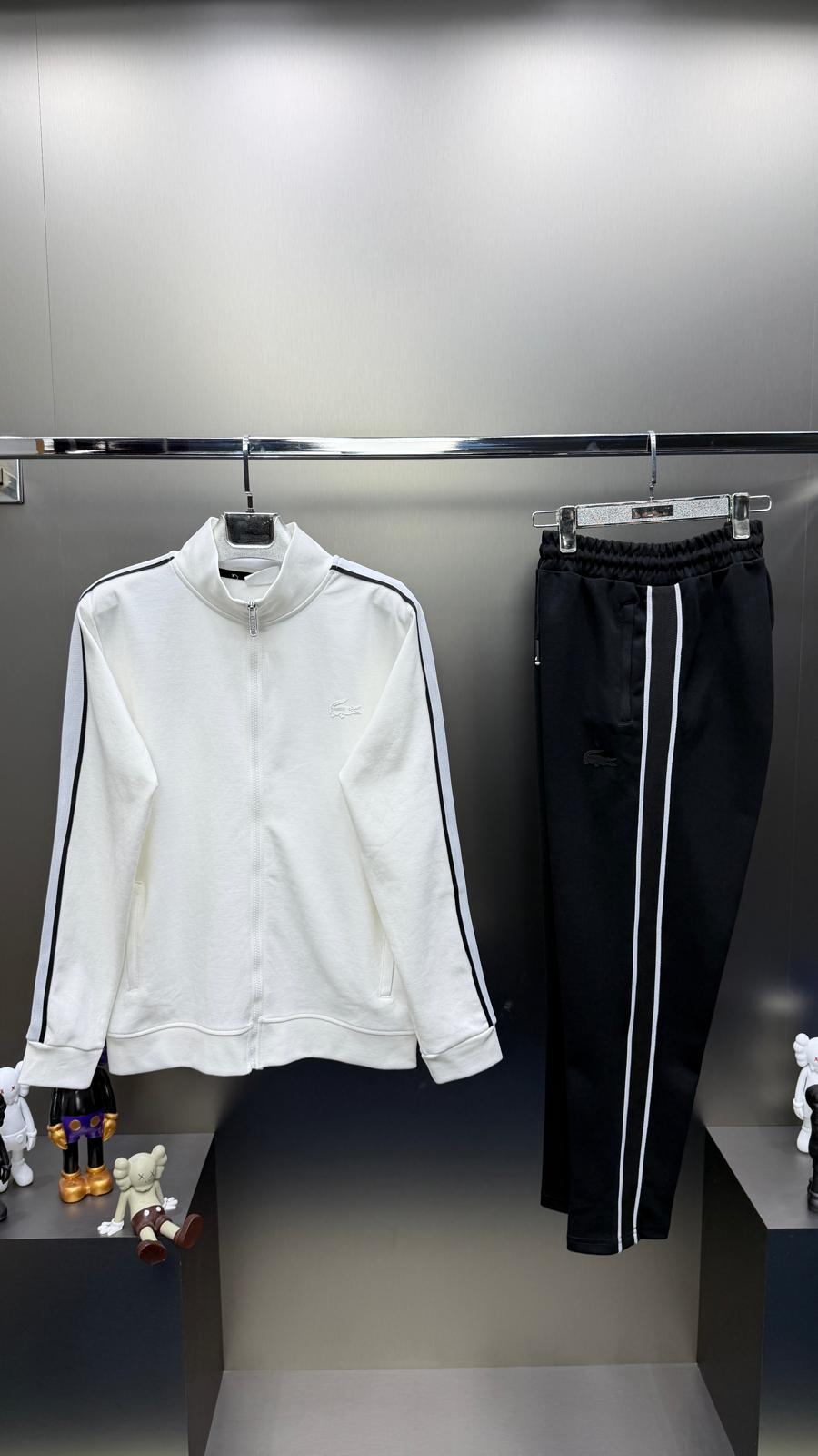Lacoste Beyaz Yeşil Eşofman Takım