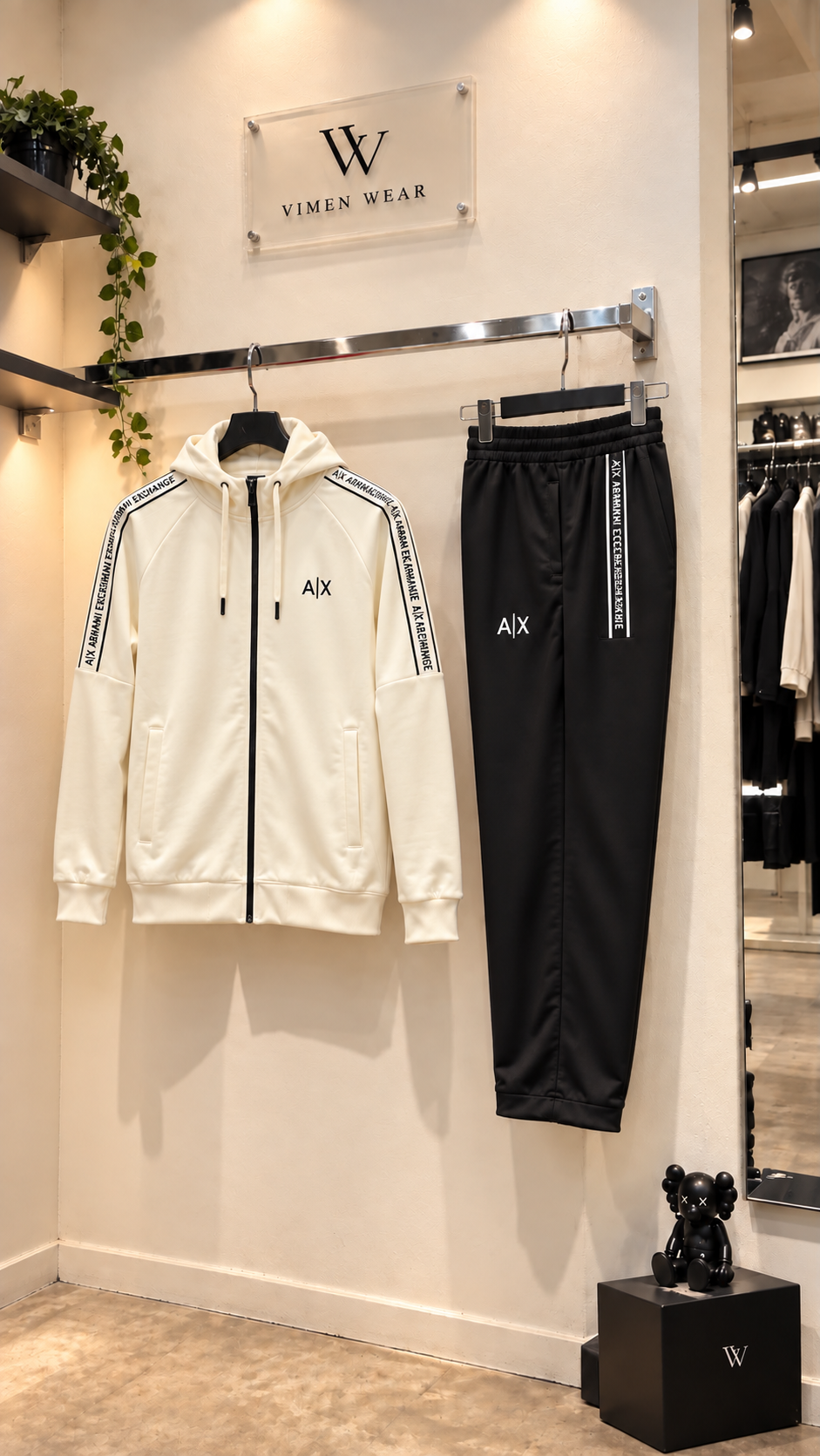 Emporio Armani AX Beyaz İthal Eşofman Takım