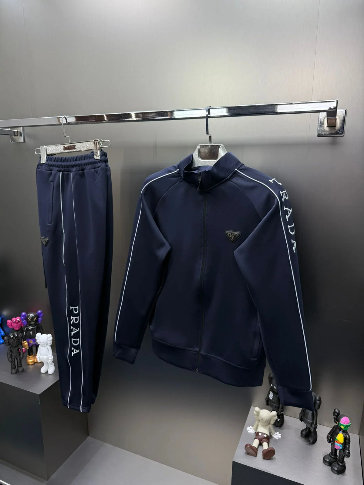 Prada Lacivert Scuba İthal Eşofman Takım