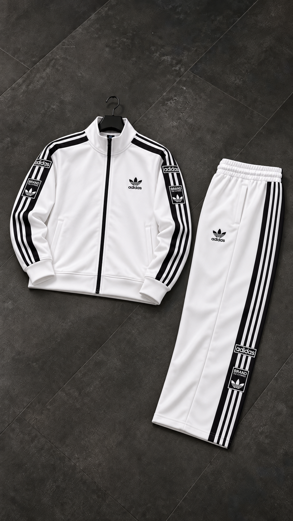 Adidas Beyaz Eşofman Takım