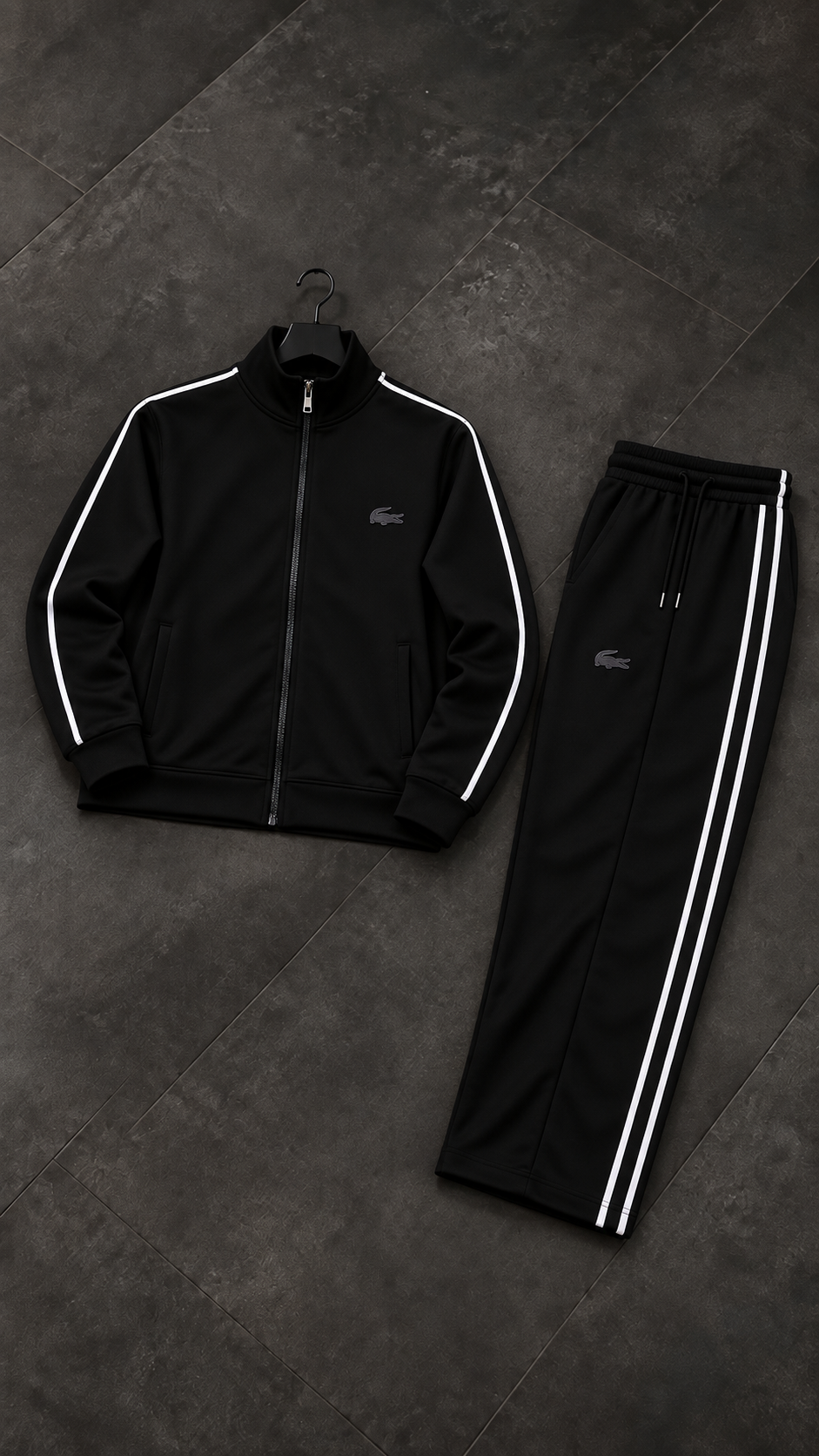 Lacoste Siyah Eşofman Takım