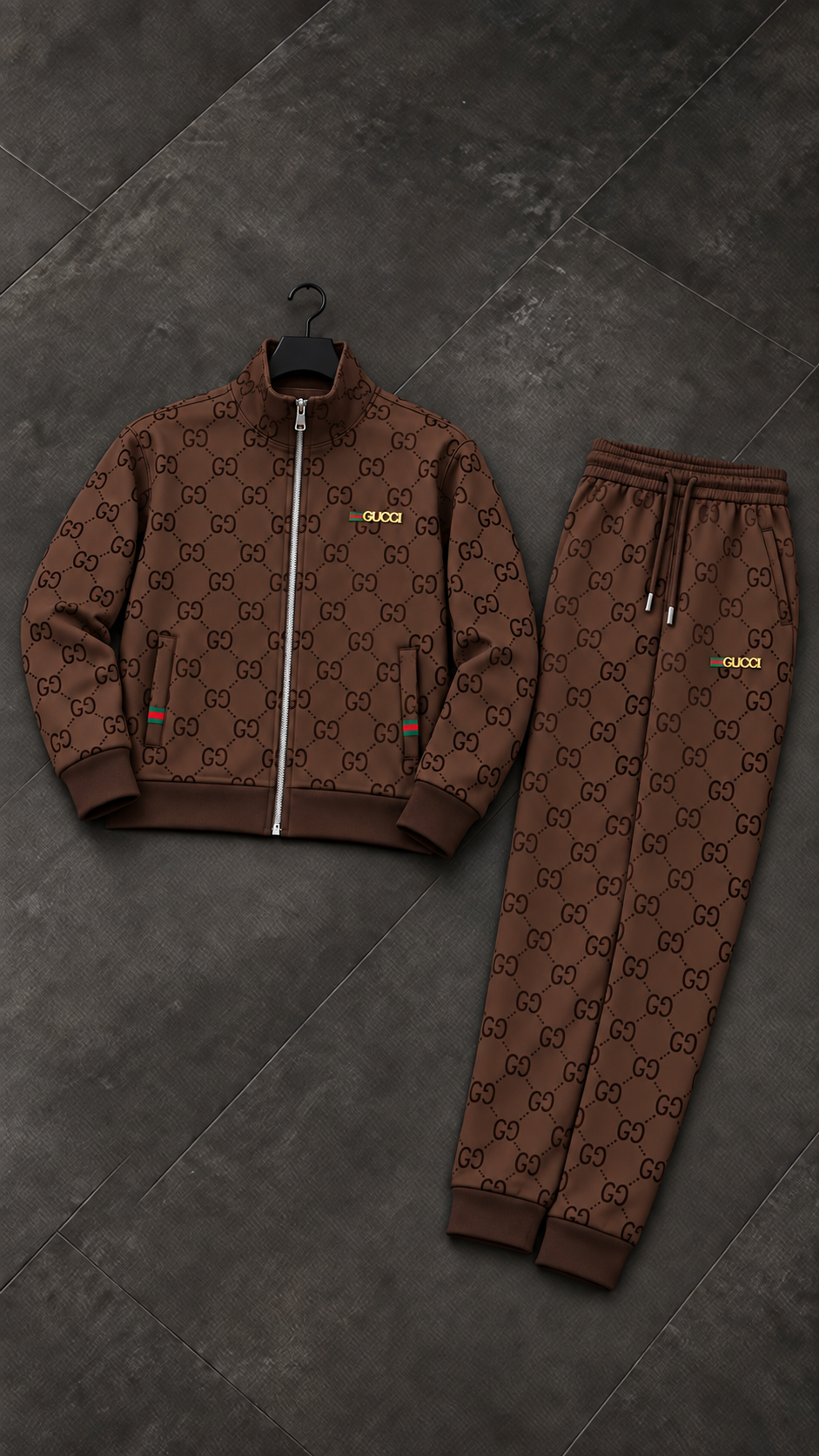 Gucci Kahverengi  İthal Eşofman Takım