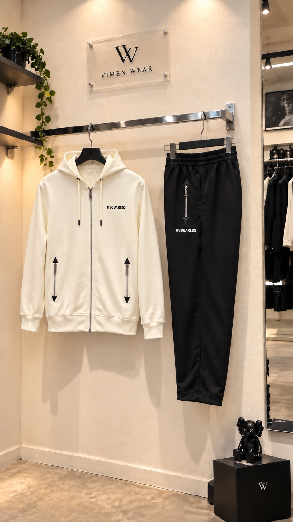 Dsquared2 Krem İthal Eşofman Takım