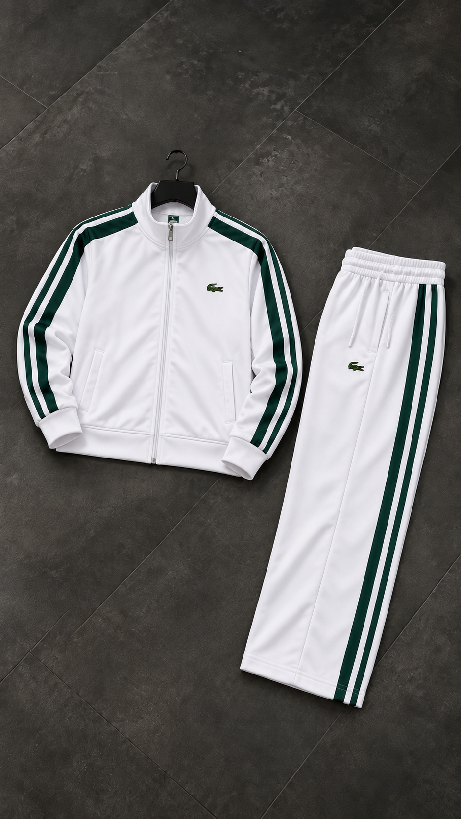 Lacoste Beyaz  İthal Eşofman Takımı
