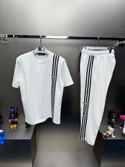 Adidas Brand Beyaz İthal Yazlık Eşofman Takımı