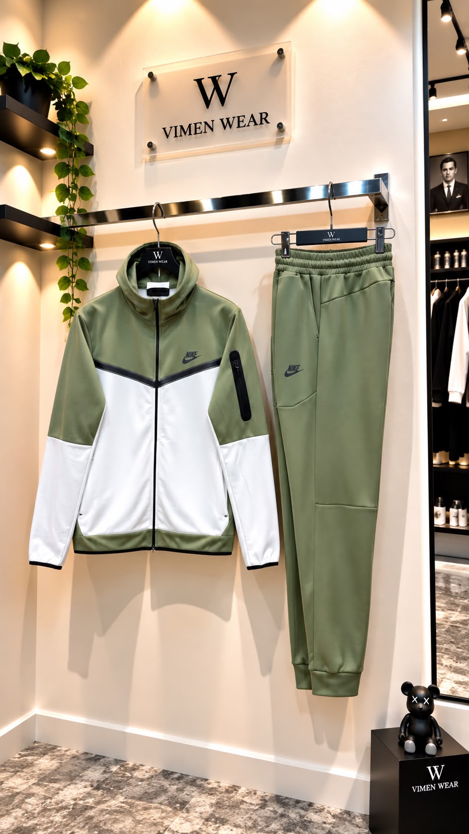 Nike Yeşil Beyaz İthal Eşofman Takımı