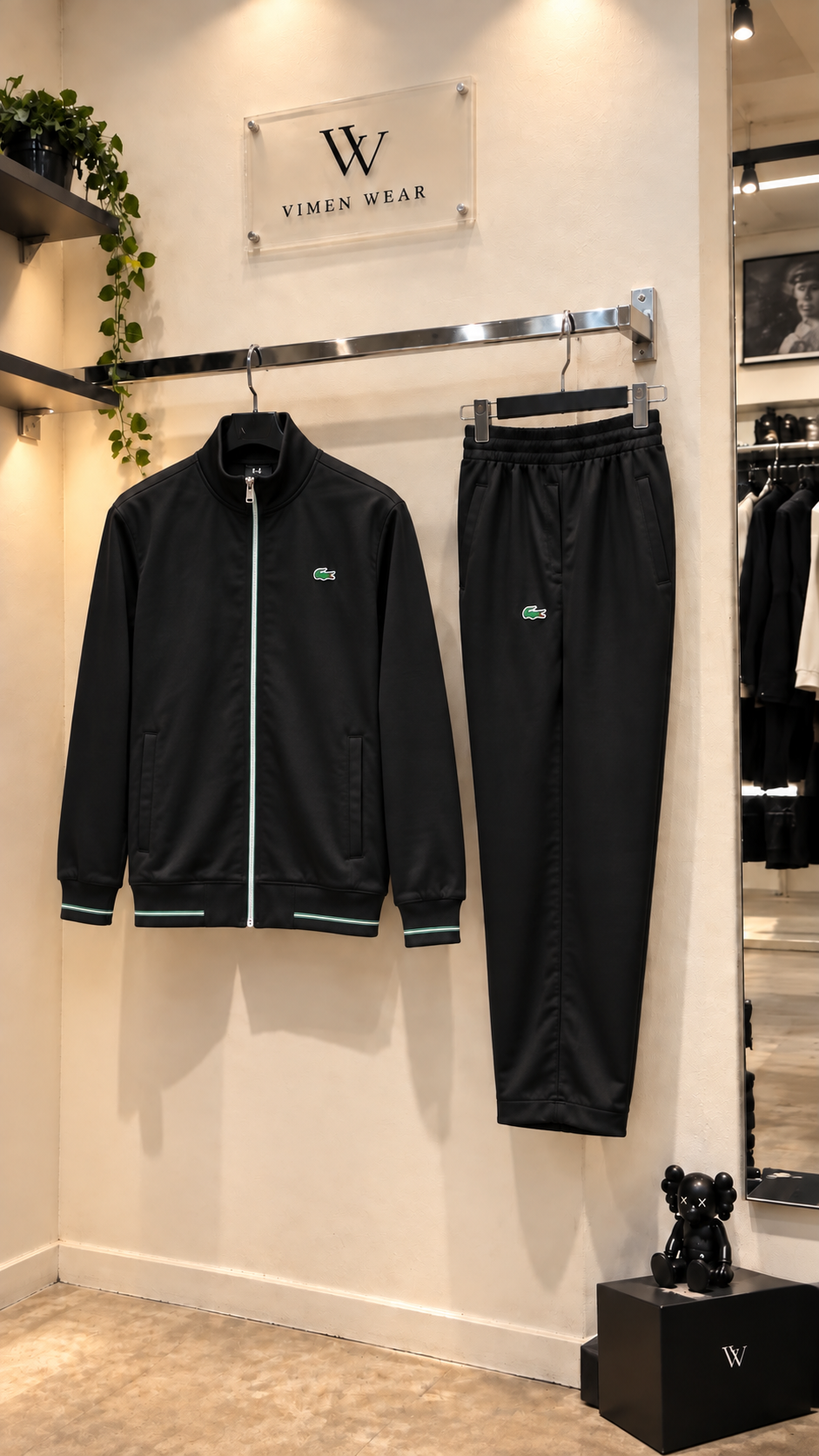 Lacoste Siyah İthal Eşofman Takım
