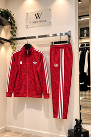 Adidas Kırmızı İthal Eşofman Takımı