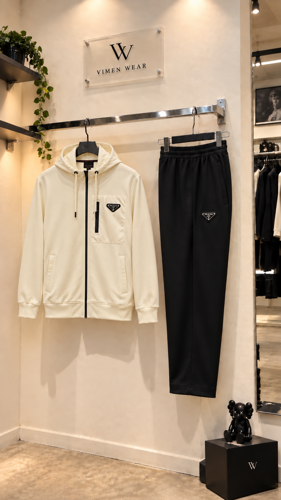 Prada Krem İthal Eşofman Takım
