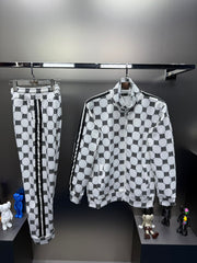 Balenc!aga Monogram Beyaz İthal Eşofman Takım