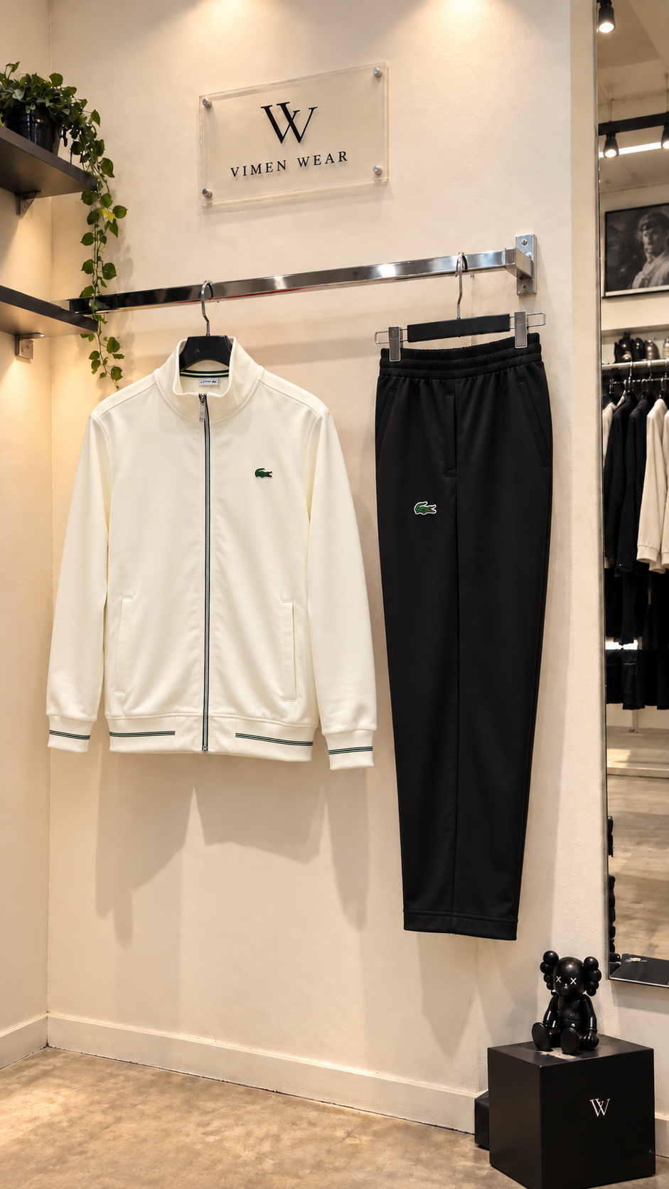 Lacoste Krem İthal Eşofman Takım