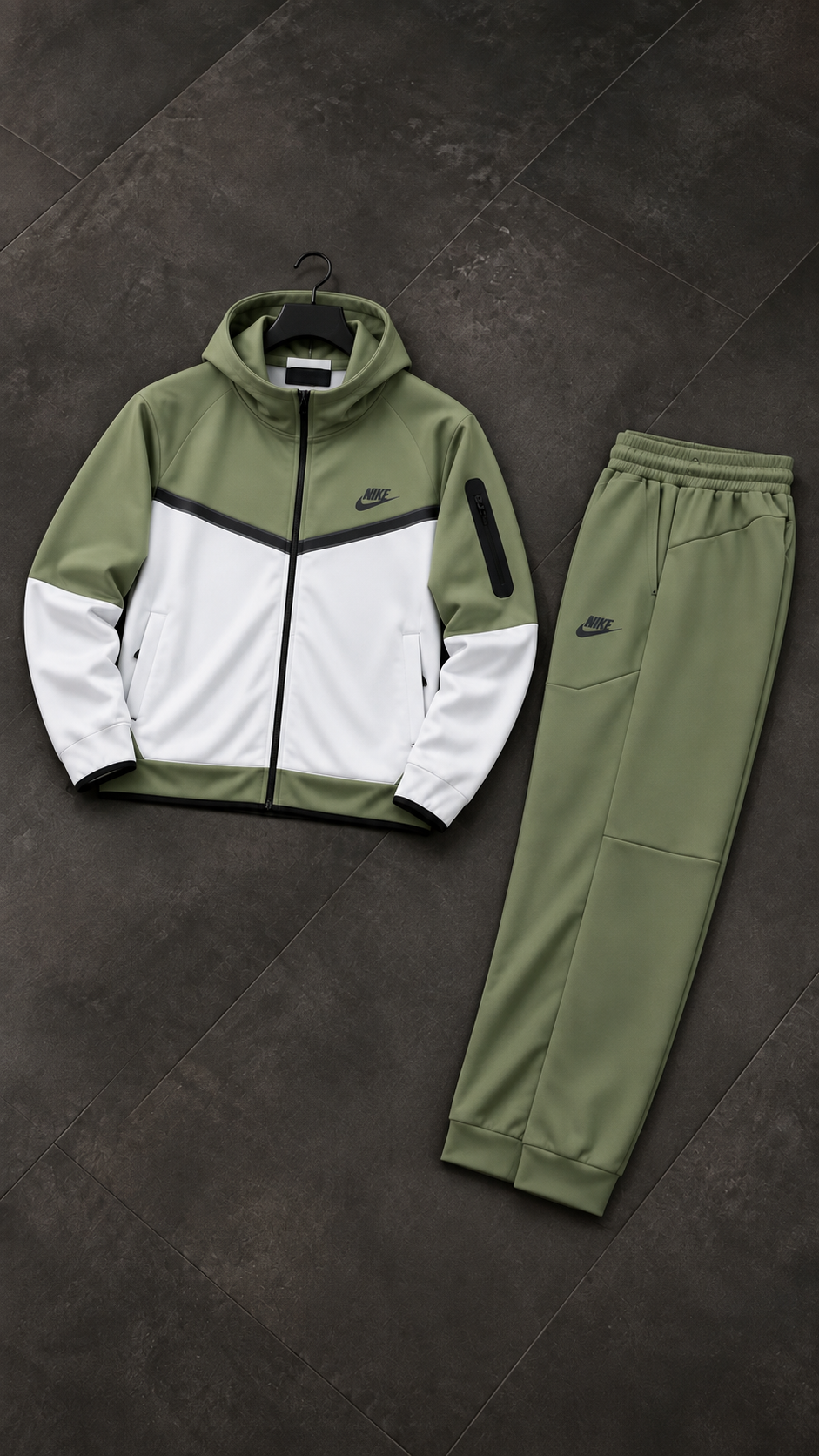 Nike Yeşil Beyaz Eşofman Takım