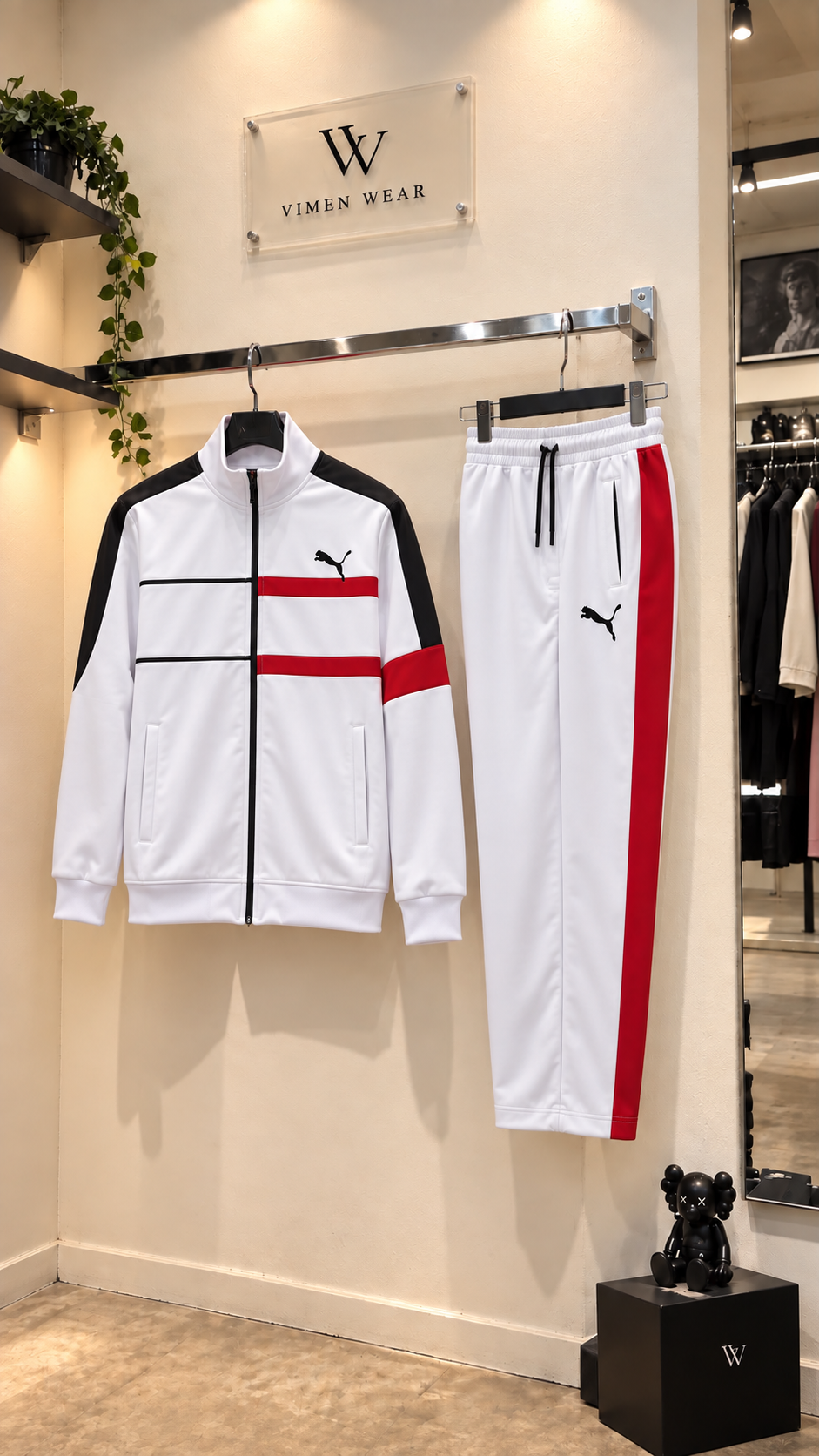 Puma Beyaz İthal Eşofman Takım