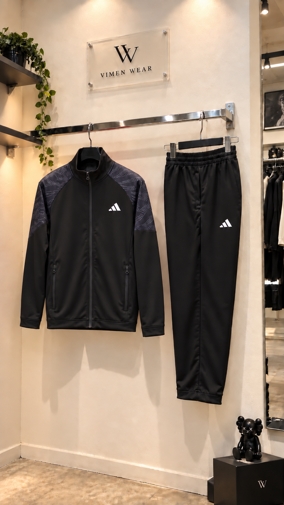 Adidas Siyah İthal Eşofman Takım