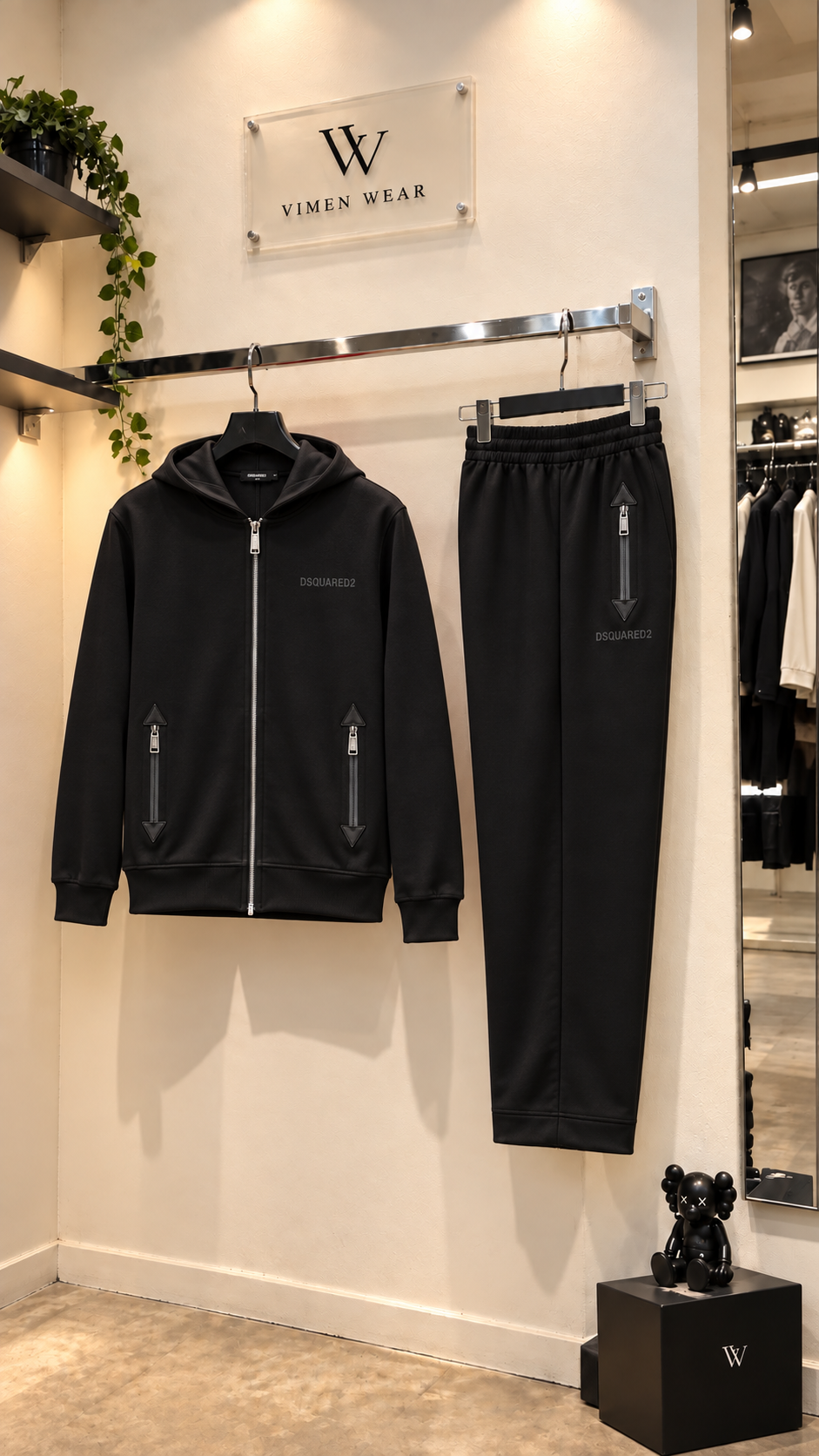 Dsquared2 Siyah İthal Eşofman Takım