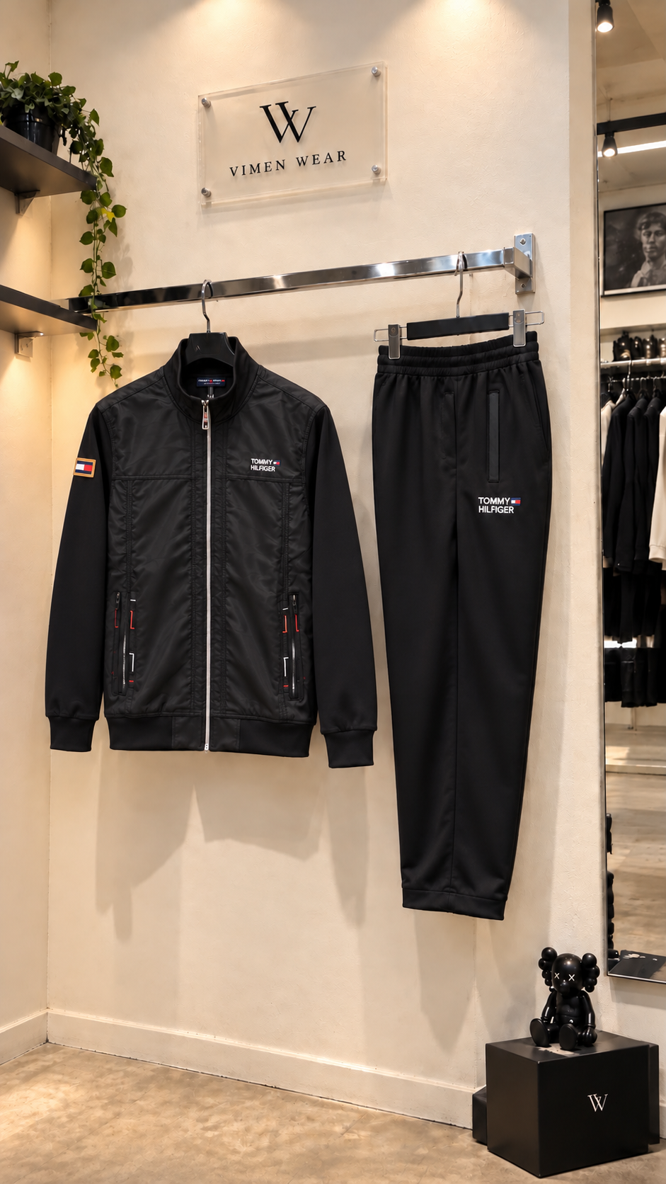 Tommy Hilfiger Siyah İthal Eşofman Takım