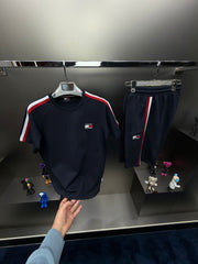 Tommy Hilfiger Lacivert İthal Şortlu Eşofman Takımı
