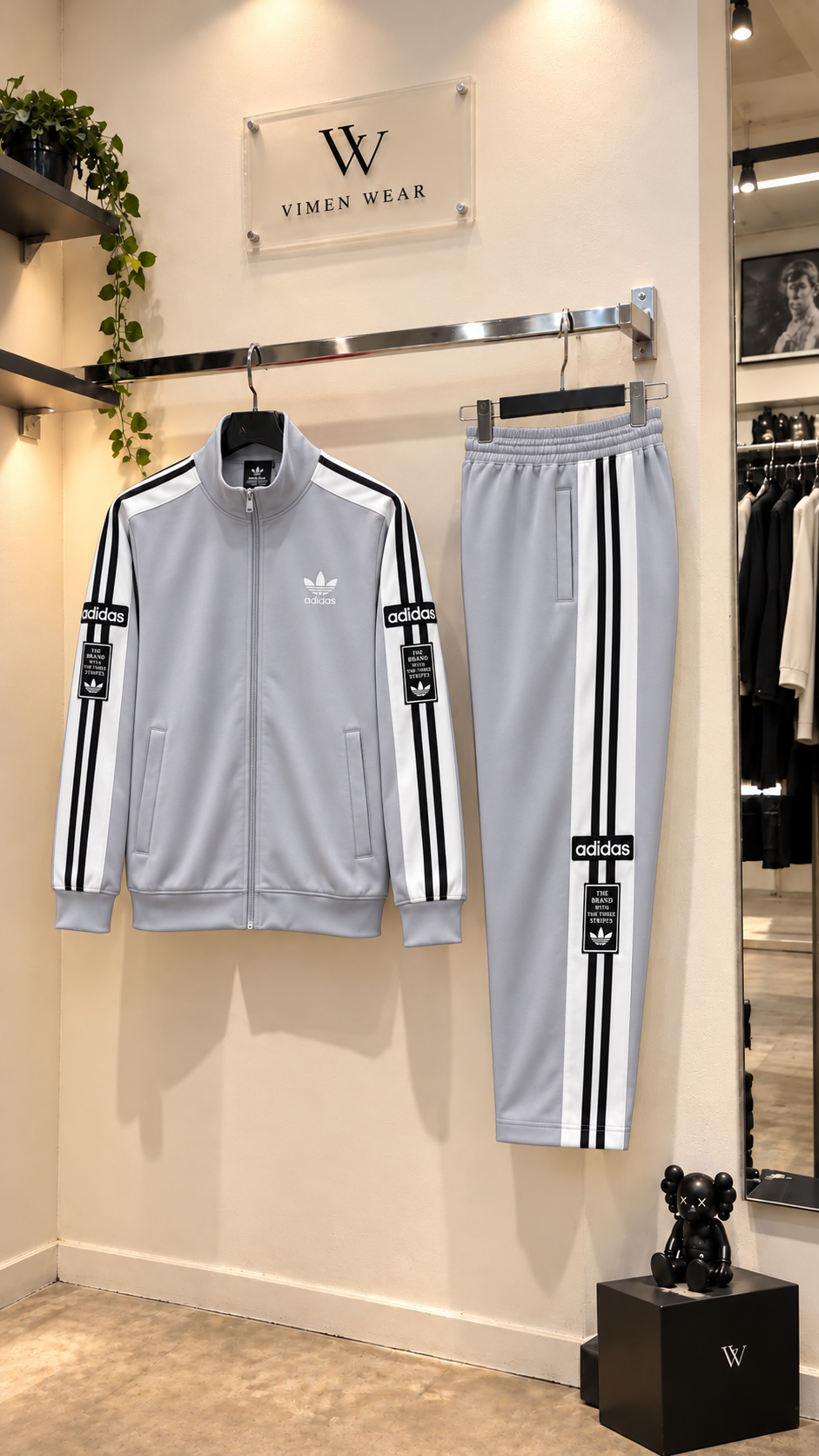 Adidas Gri İthal Eşofman Takım